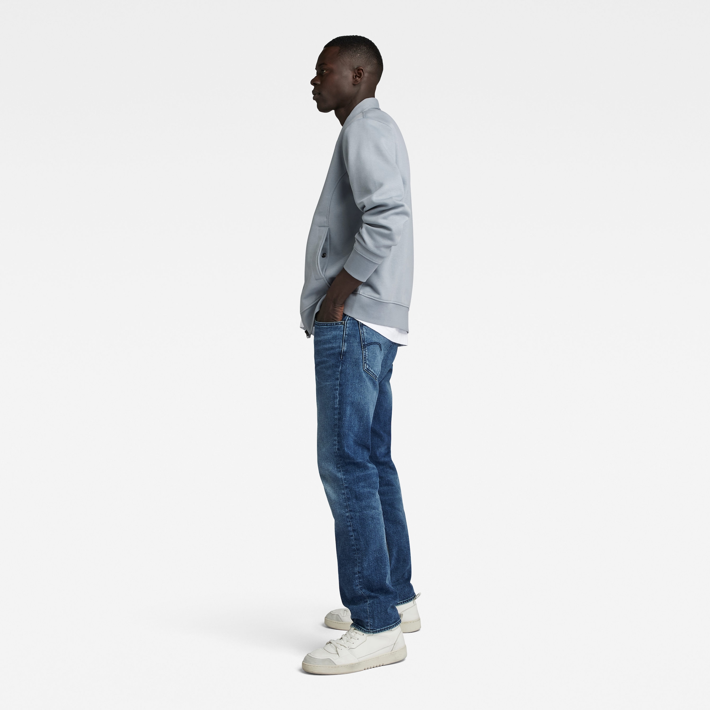 G-STAR Straight-Jeans »Mosa Straight«, mit hellen Nähten
