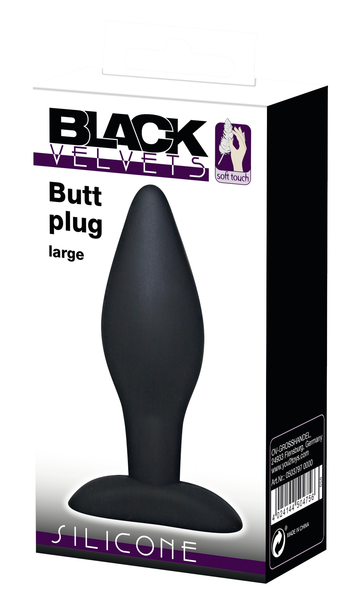 BLACK VELVETS Anal-Stimulator »Analplug Butt plug small« ()