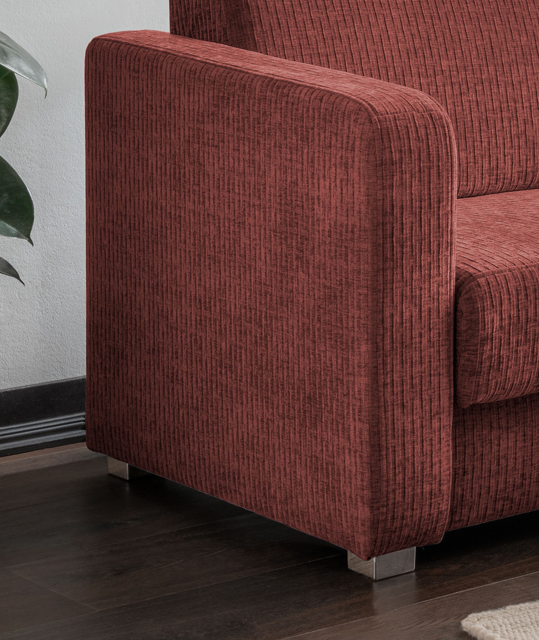 INOSIGN Schlafsofa »Mia Problemlöser Sofa, Einzelauszug, Bettsofa, zeitlos und bequem«, mit 2 Einzelauszügen als Längsschläfer