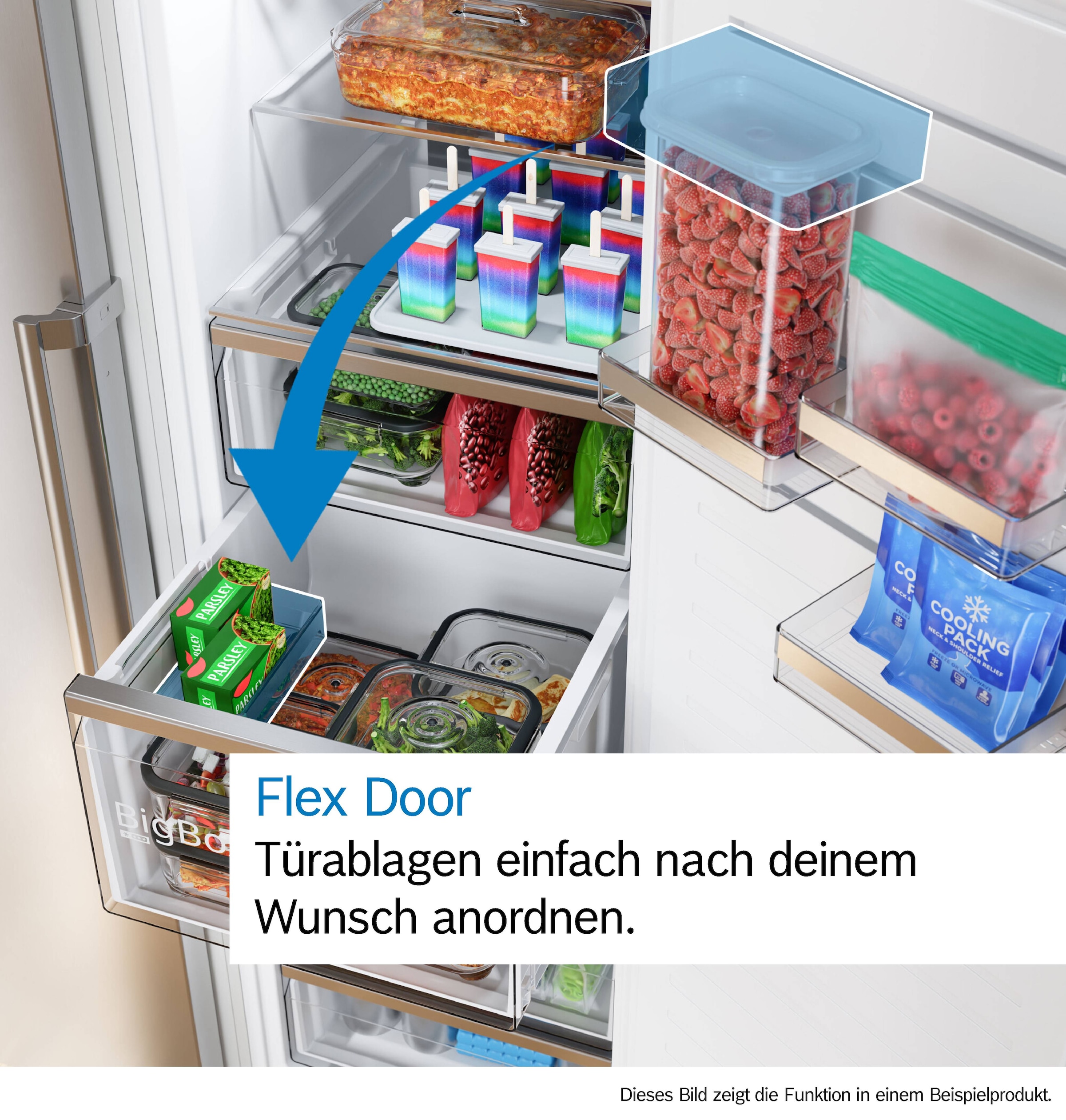BOSCH Gefrierschrank Serie 6 »GSN36AICM« 186,2 cm hoch 59,5 cm breit Nie wieder abtauen, No Frost Gefrierschrank, großzügiger Stauraum
