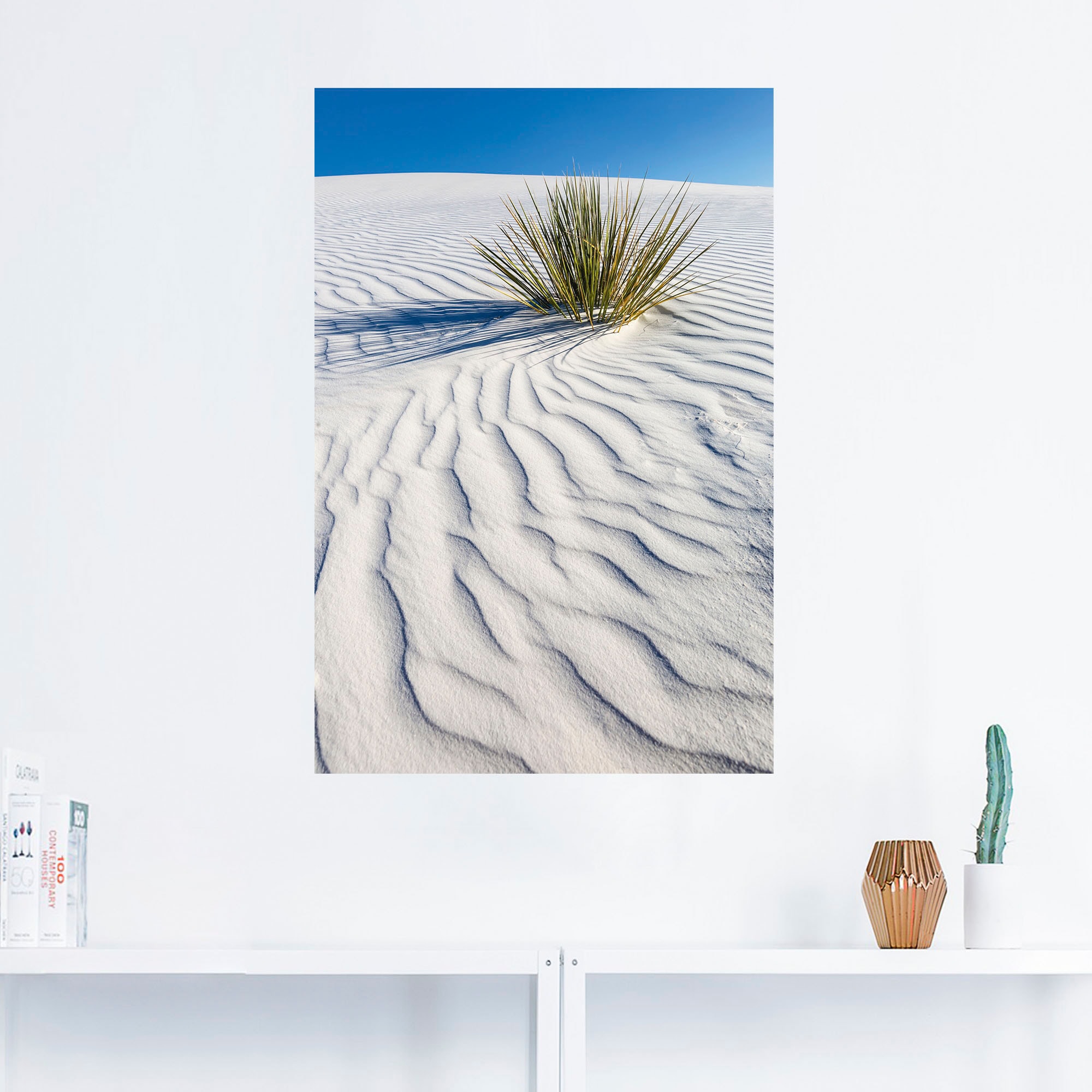 Wüstenbilder, Wandbild »Dünen oder White St.), (1 Sands«, versch. in Poster Größen als bestellen Wandaufkleber Artland Leinwandbild, bequem Alubild,
