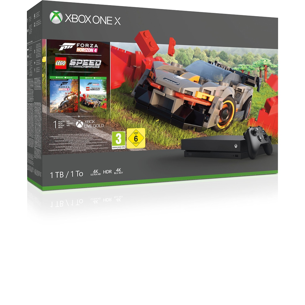 Xbox One Konsolen-Set »X«, Forza Horizon 4 Lego Bundle