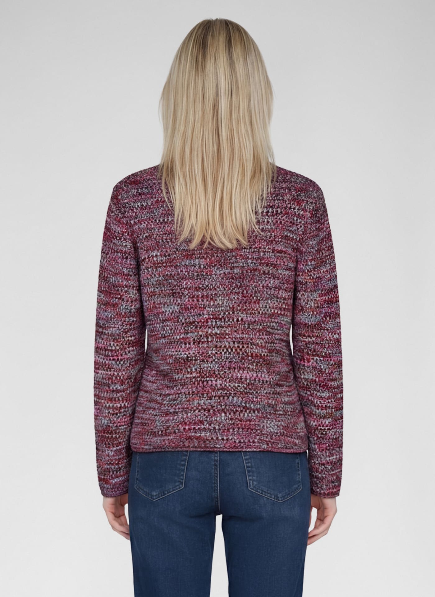 Rabe Strickpullover in melierter Optik