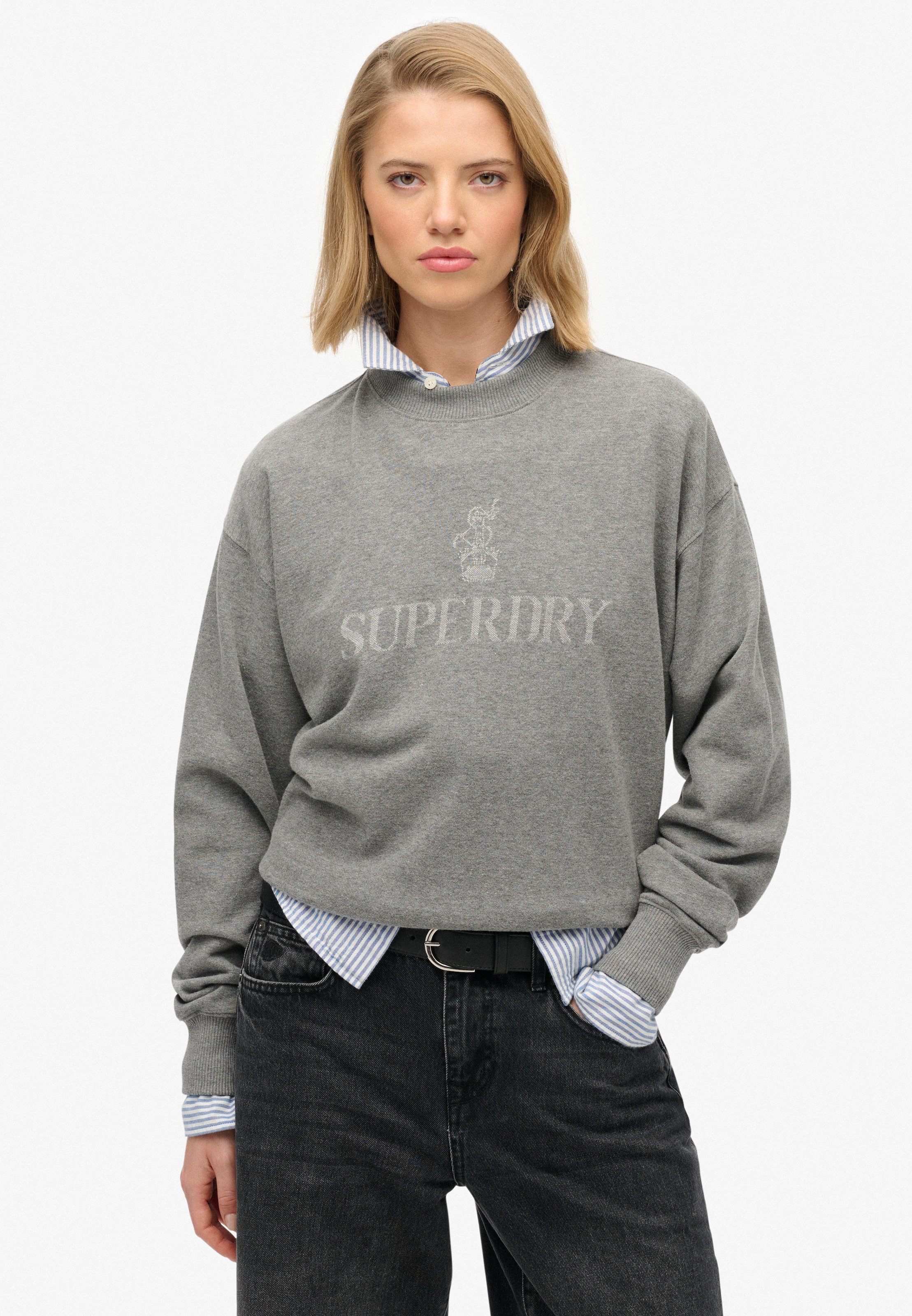 Superdry Sweatshirt »BRITISH DESIGN RELAXED CREW«
