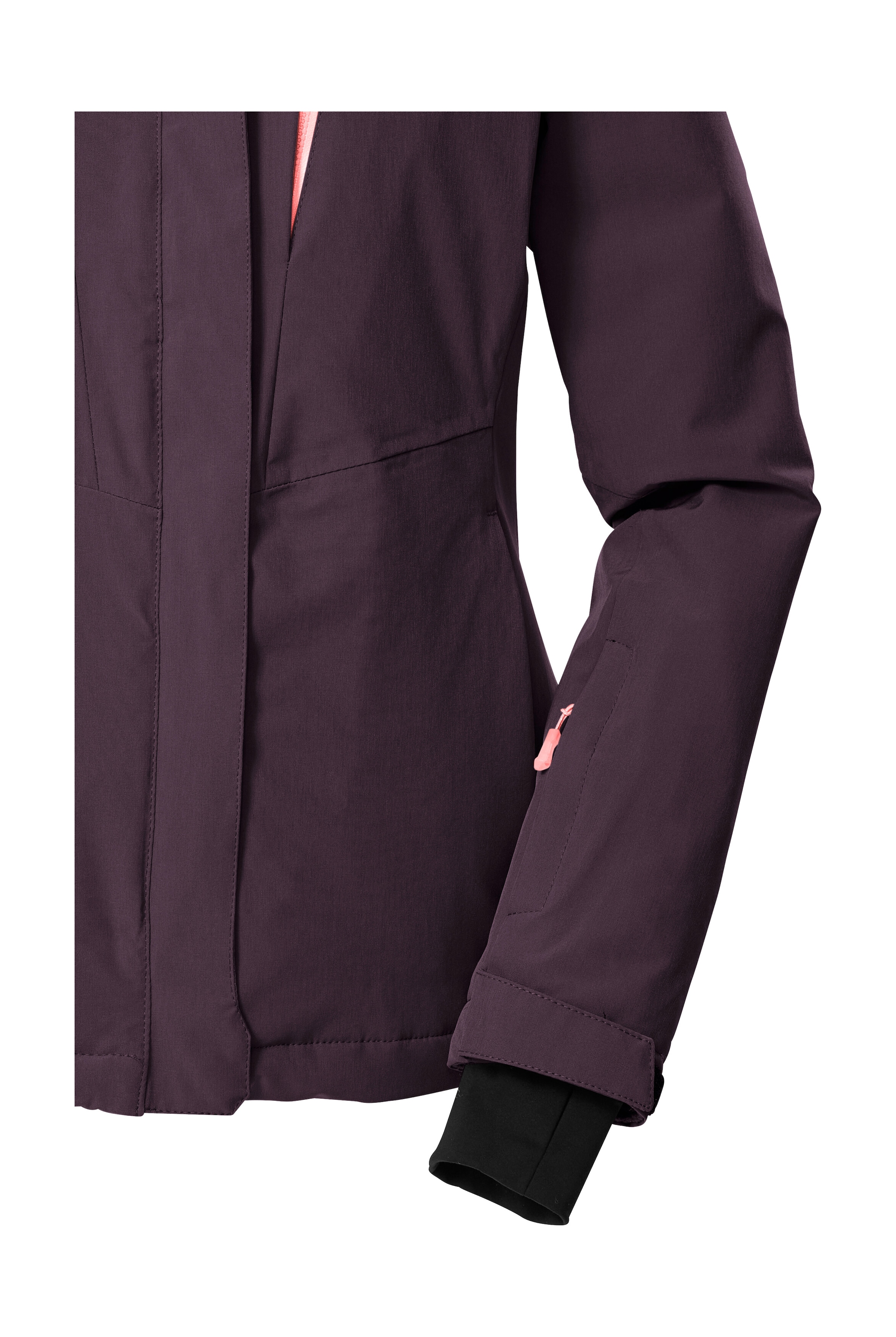 Killtec Skijacke »KSW 25 WMN SKI JCKT«, Atmungsaktive, wasserdichte Skijacke mit abnehmbarer Kapuze