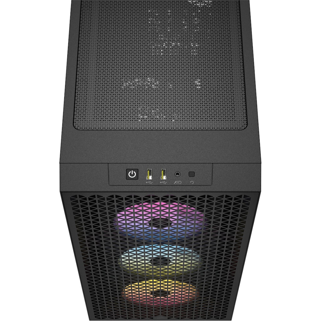Corsair PC-Gehäuse »3000D RGB Airflow Tempered Glass Mid-Tower, Black«