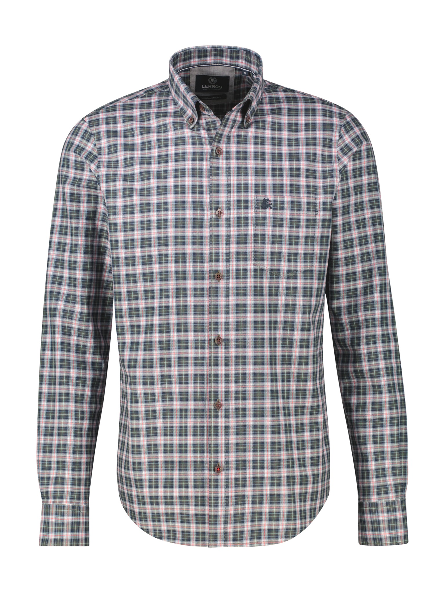 LERROS Langarmhemd kariert