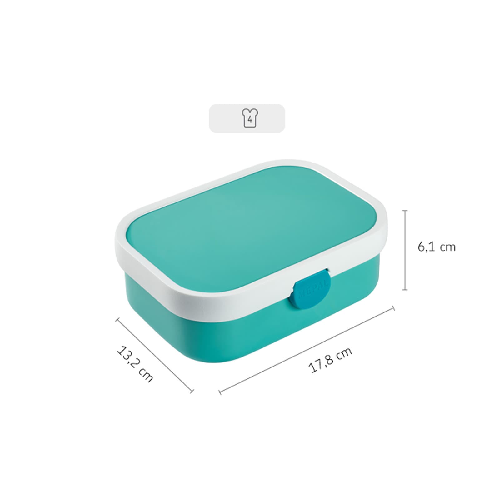 Mepal Lunchbox »Brotdose Campus 700 ml«, (1 tlg.)