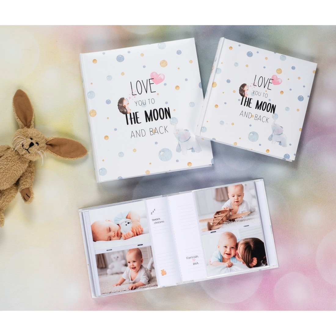 Hama Fotoalbum »Buch Album "To The Moon", 29x32 cm, 60 weiße Seiten, Liebe, 240 Fotos«