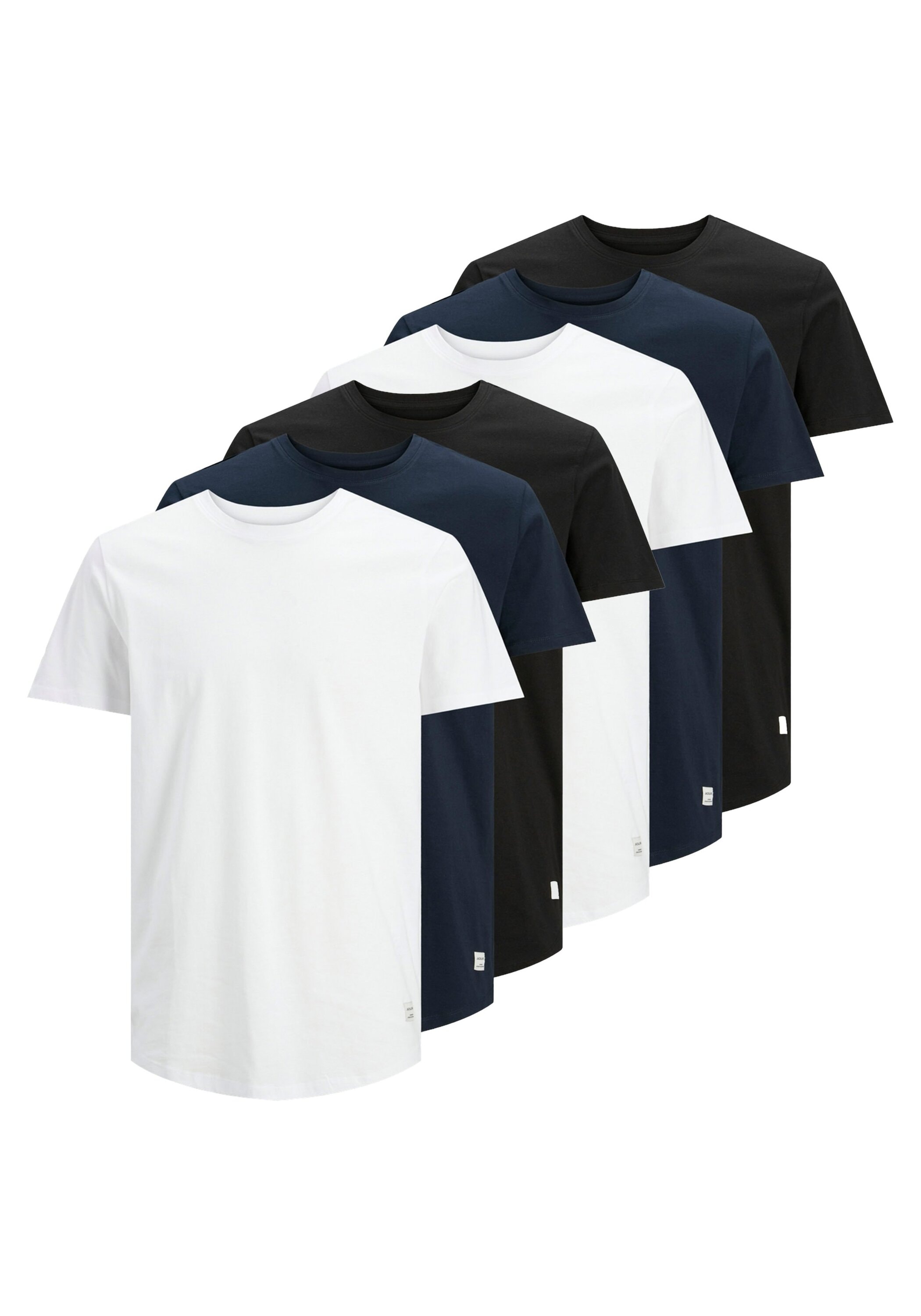 T-Shirt »T-Shirt JJENOA TEE 6PK 6er Pack«