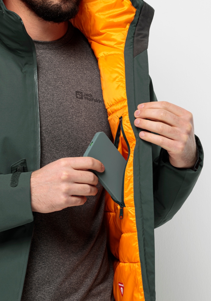 Jack Wolfskin Outdoorjacke »WISPER INS JKT M«, mit Kapuze