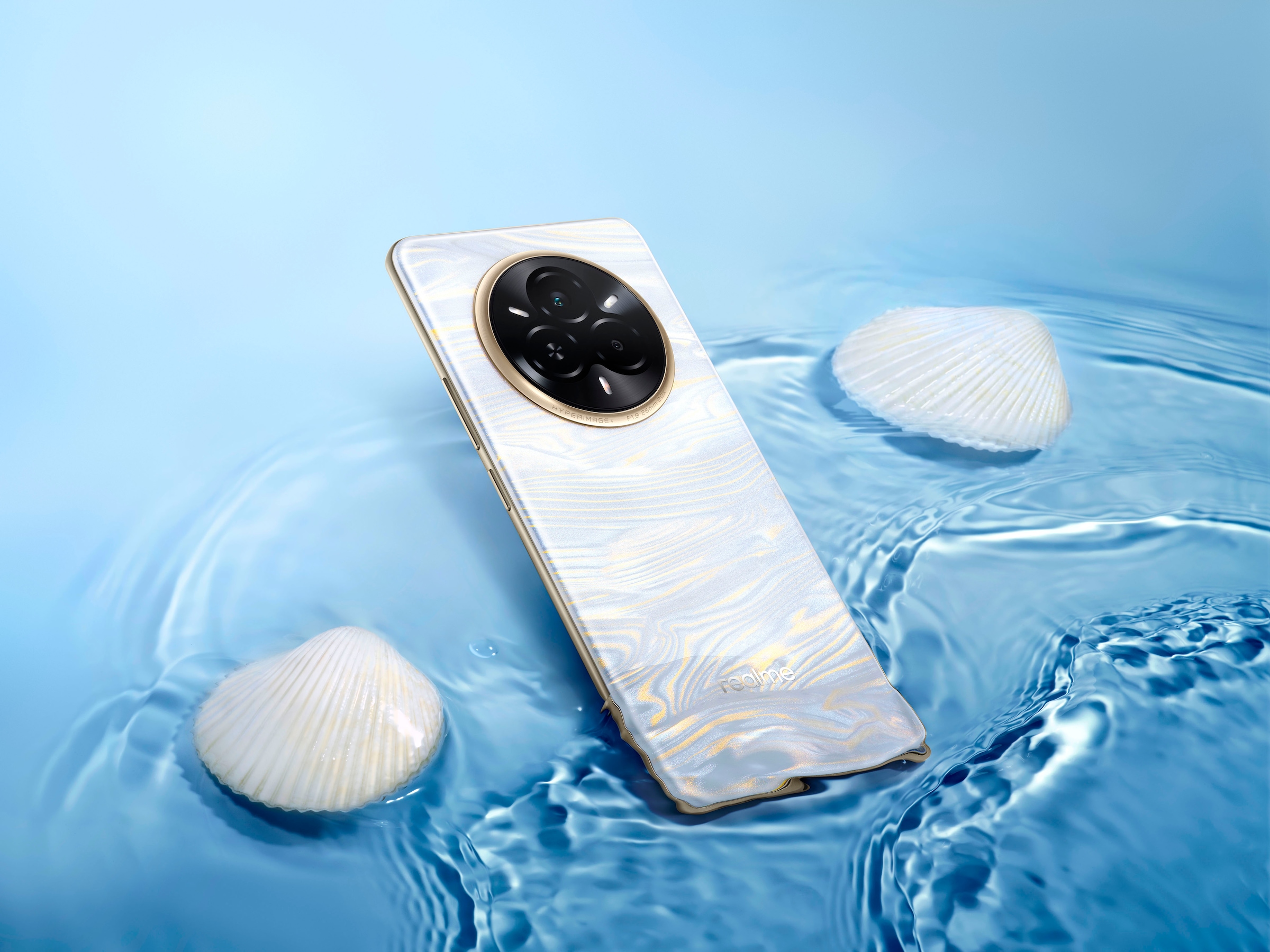 Realme Smartphone »14 Pro 5G« Pearl White