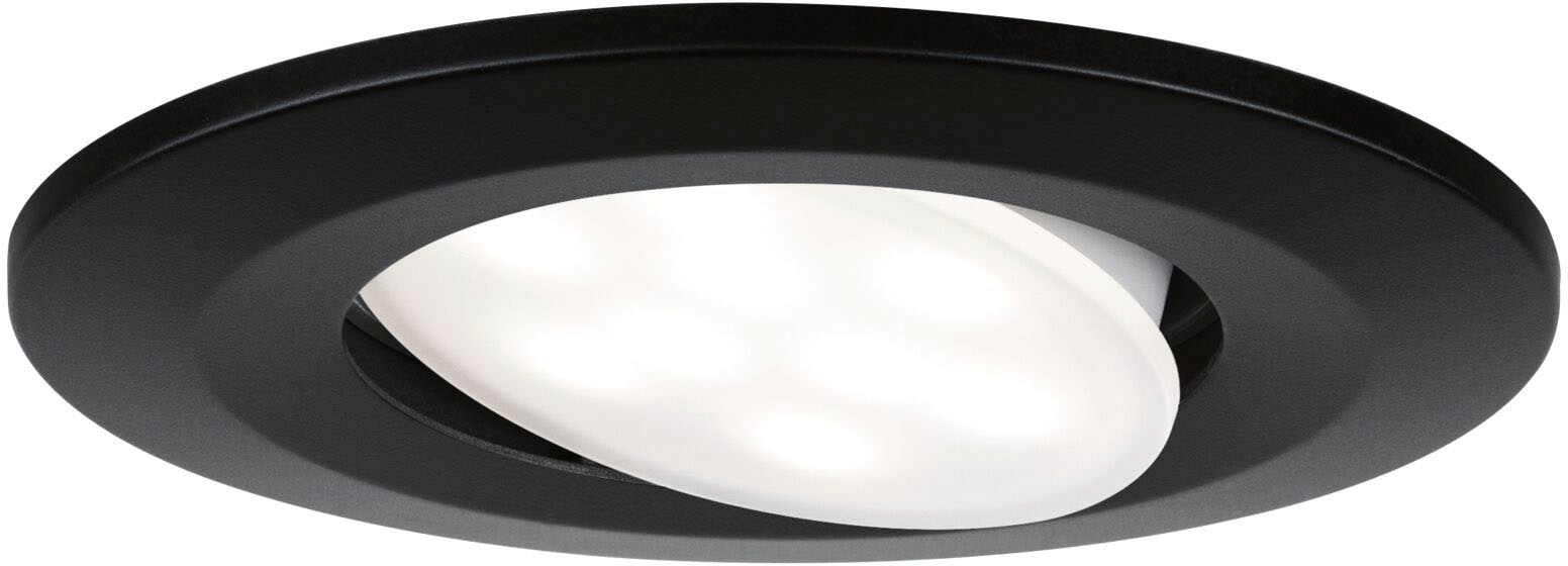 Paulmann LED Einbauleuchte »Calla 1x680lm 4000K 6W 230V schwarz matt«, 1 flammig, IP65