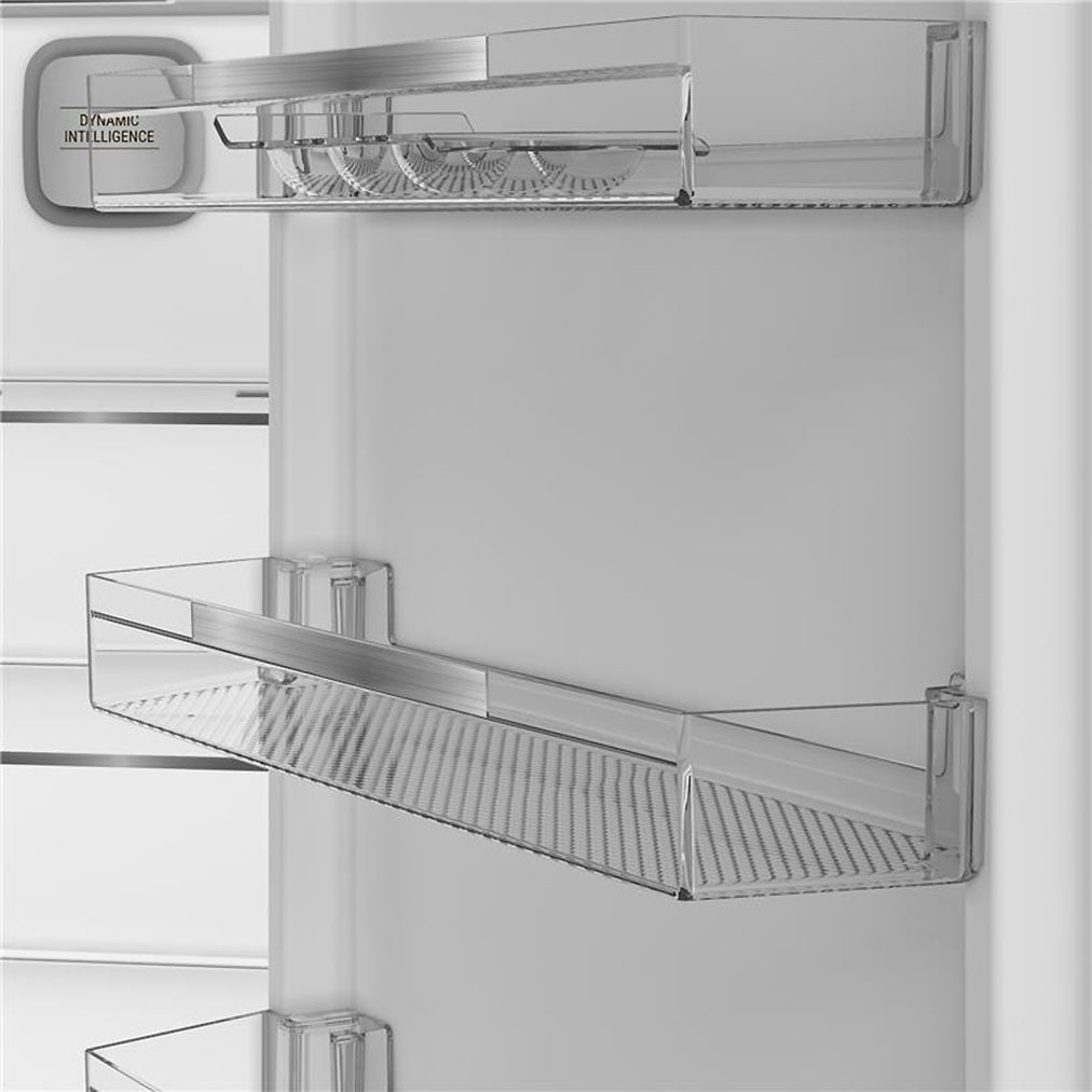BAUKNECHT Kühl-/Gefrierkombination »KGN Eco 201 C«, Dual Cool Total NoFrost, außenliegendes Touch Display, LED Beleuchtung