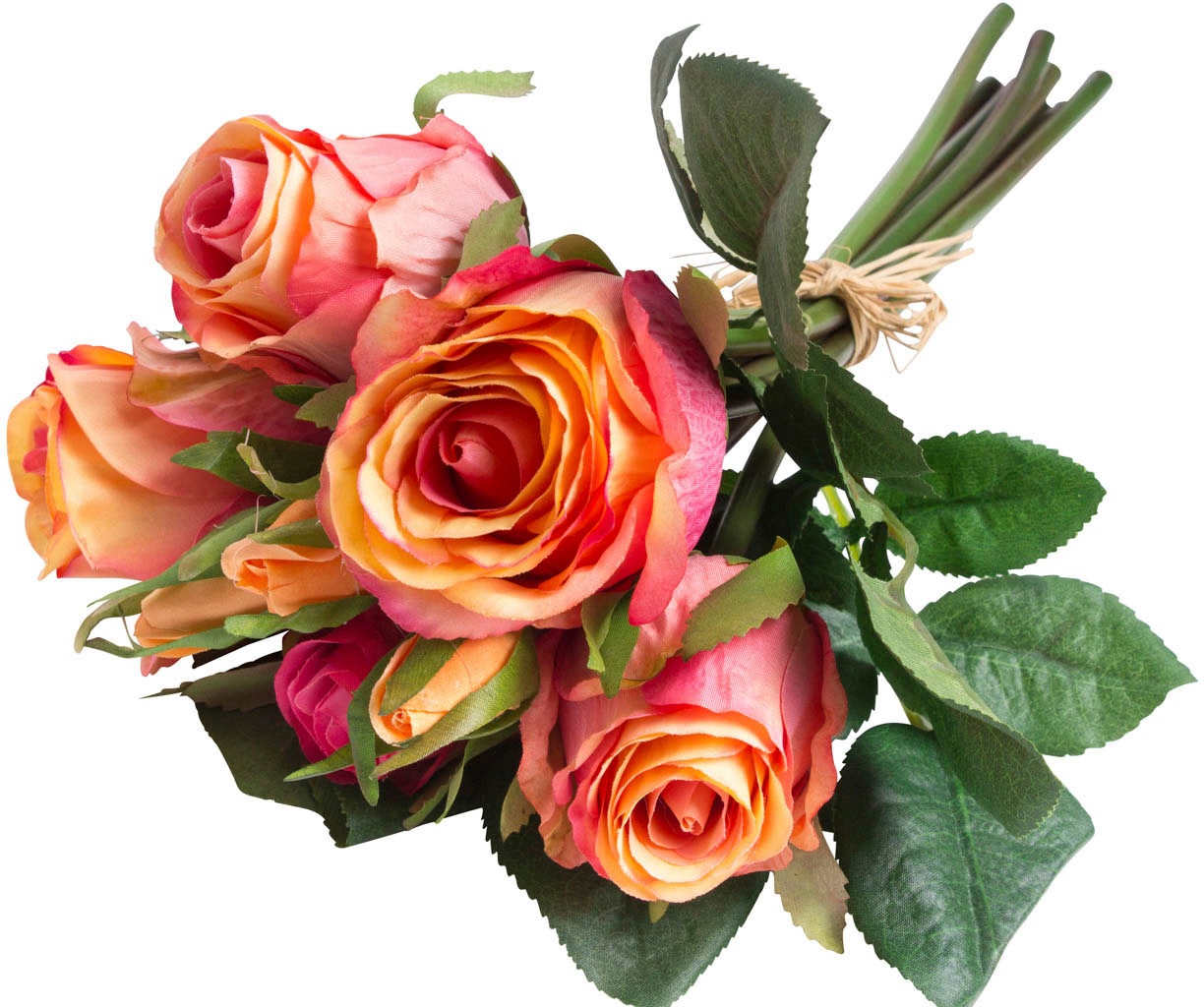 mit 3 »Rosenstrauß 5 Kunstblume Rechnung Botanic-Haus Knospen« und auf bestellen Rosen