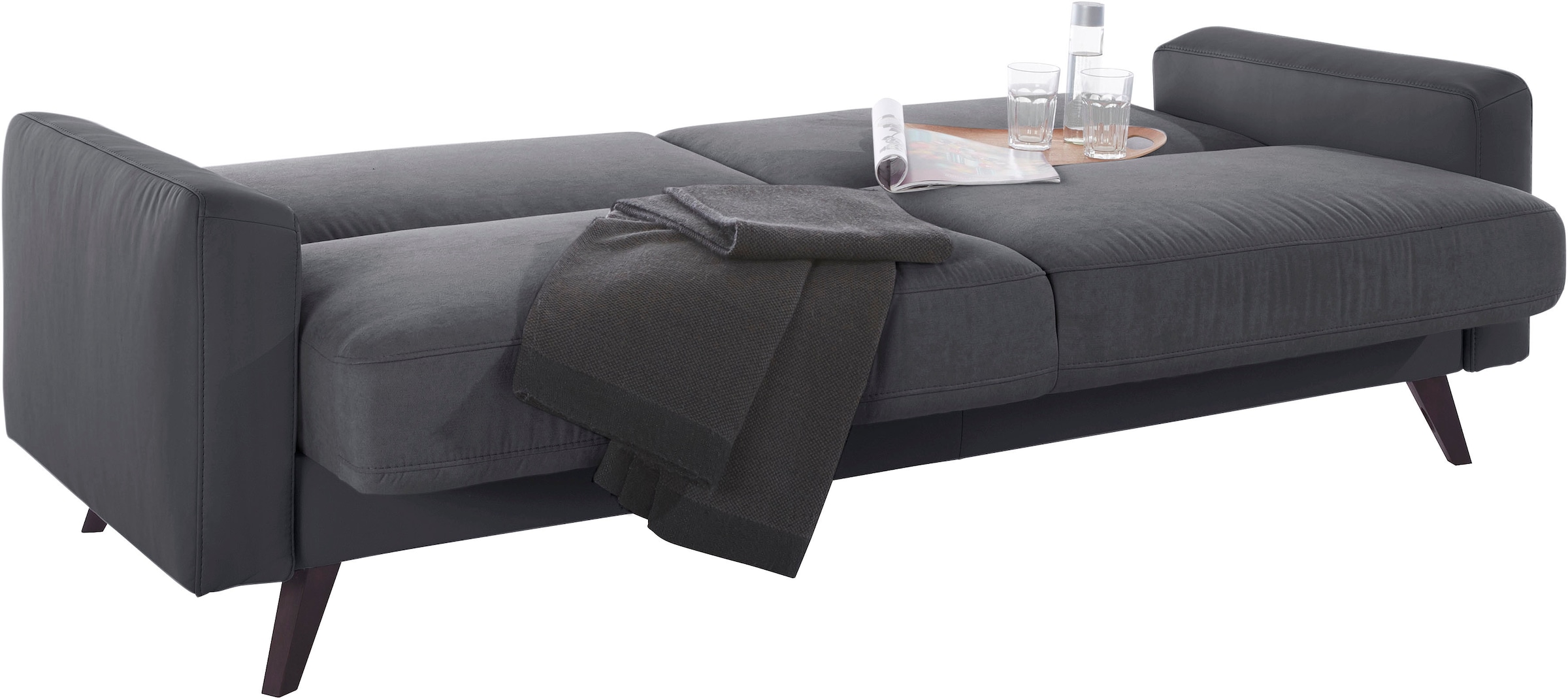 exxpo - sofa fashion Bettfunktion und bestellen Bettkasten 3-Sitzer, Inklusive auf Rechnung