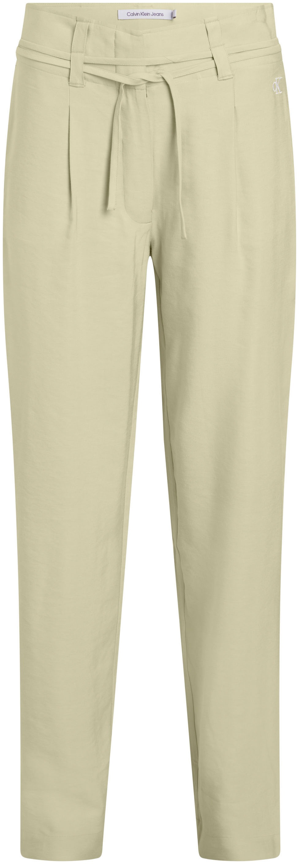 Calvin Klein Jeans Webhose »WAIST TIES TAPERED TWILL PANT«, mit Logomarkenlabel