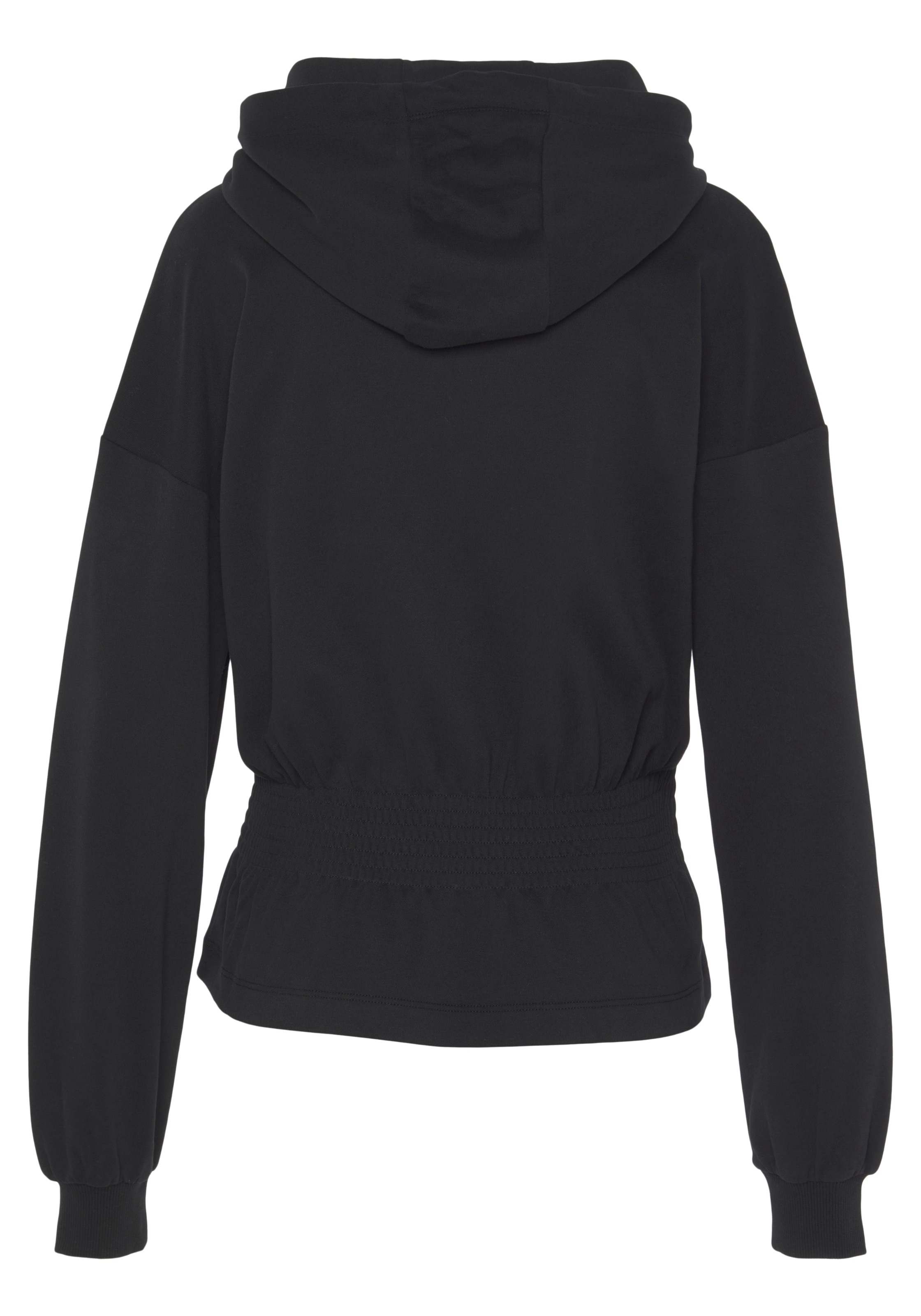 LASCANA Hoodie , mit elastischer Raffung in der Taille, Loungewear
