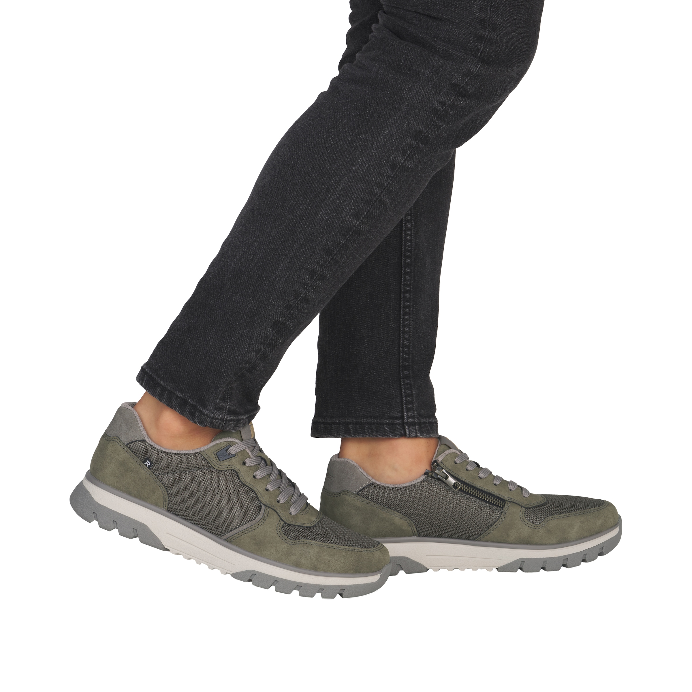 Rieker Sneaker  Schnürschuh, Halbschuh, Freizeitsneaker mit Profilsohle