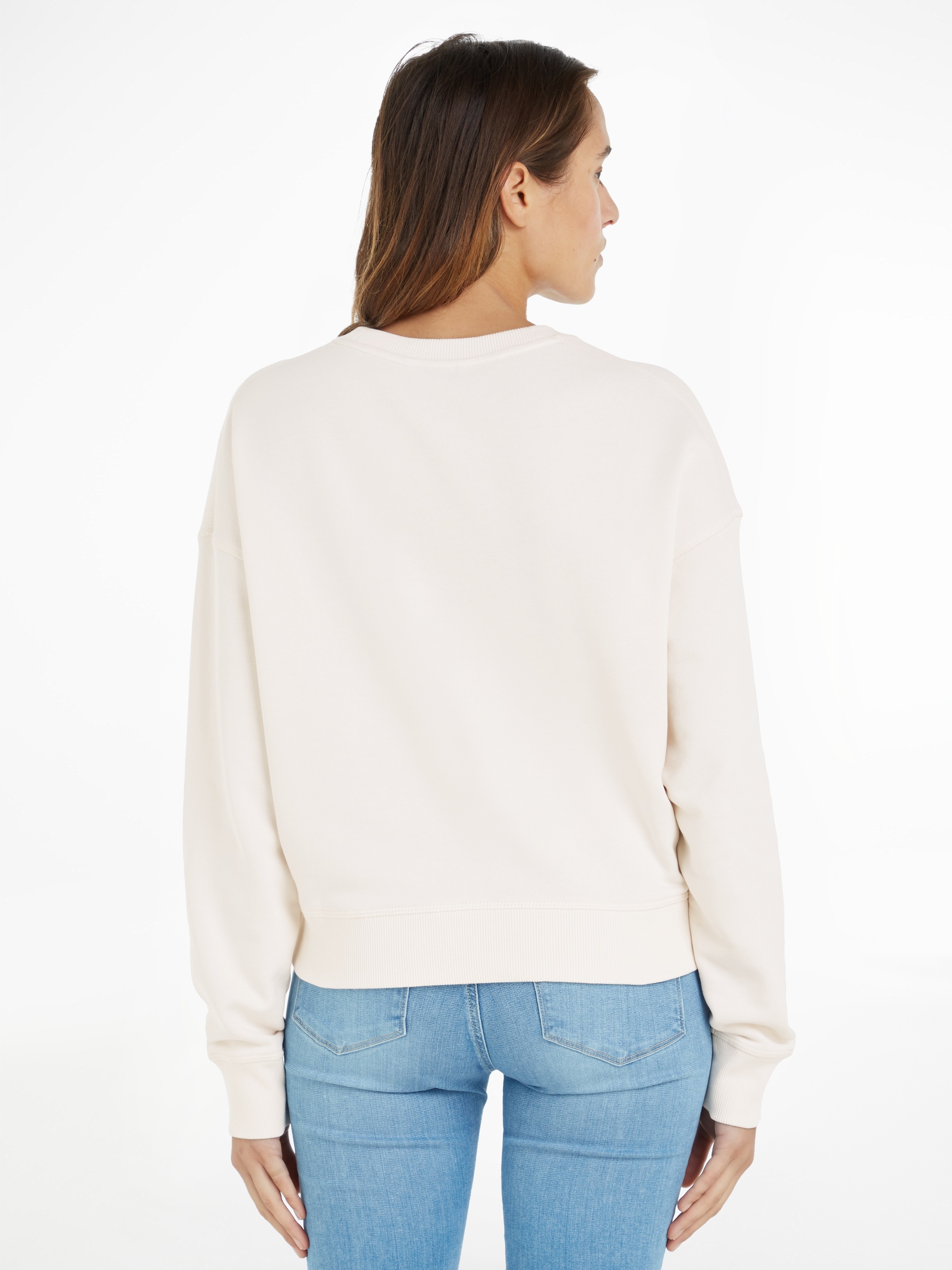 Tommy Hilfiger Sweatshirt »REG MONOTYPE EMB SWEATSHIRT«, mit markanter Hilfiger Logo-Stickerei