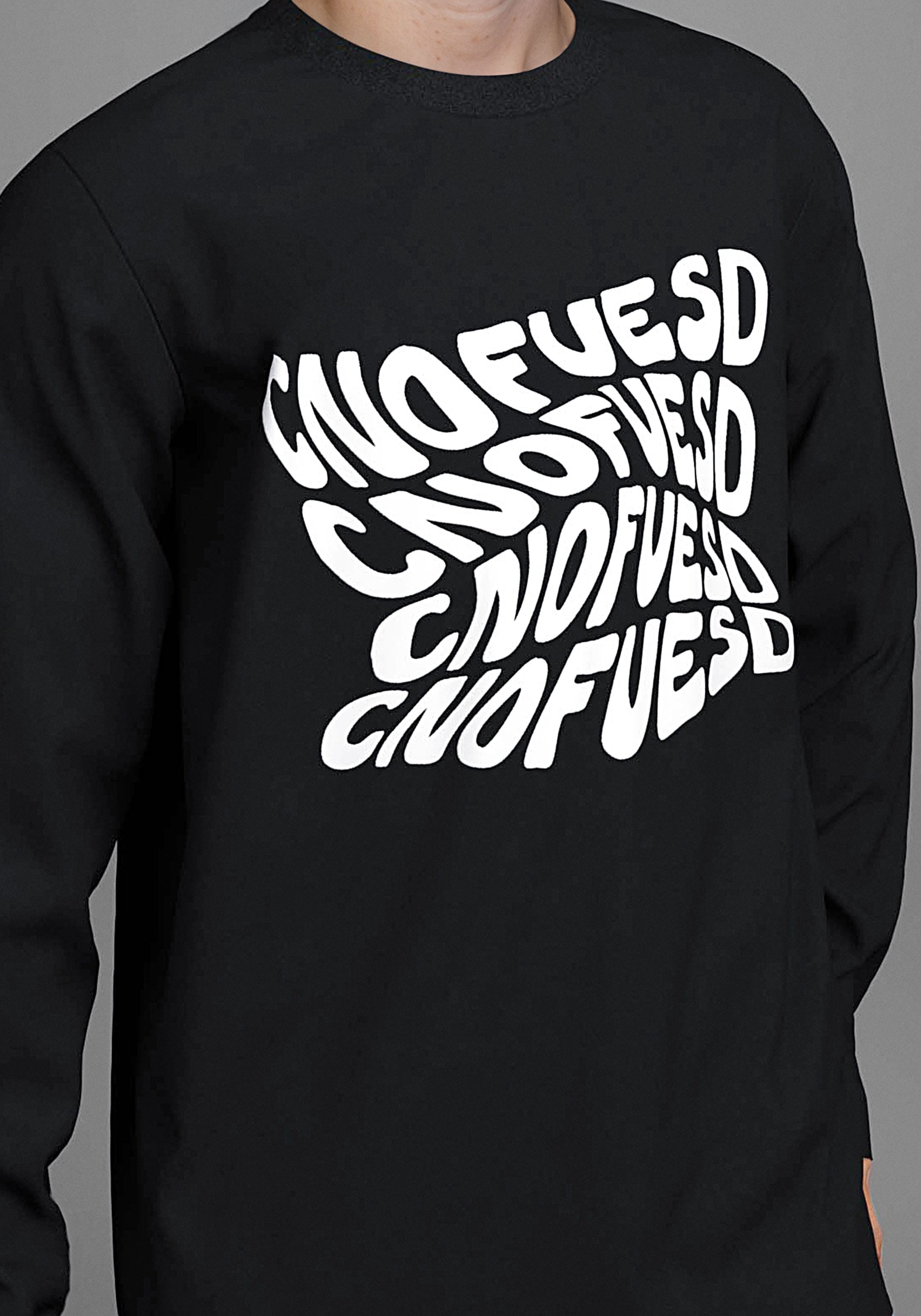 KIDSWORLD Langarmshirt »Spruch: CONFUESED« Sprücheshirt, immer einen lässigen Spruch