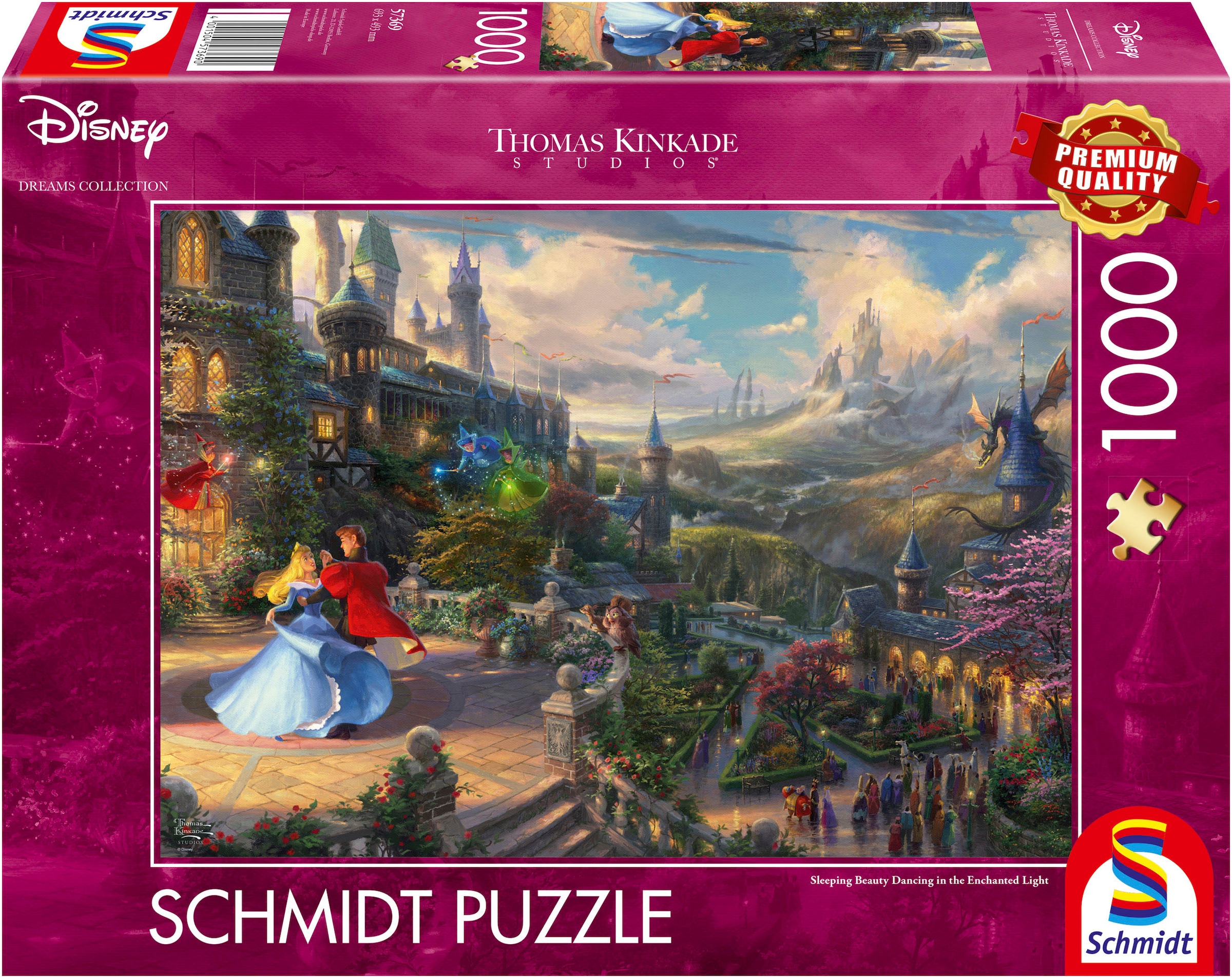 Puzzle »Disney, Sleeping Beauty Dancing von Thomas Kinkade«, (1000 tlg.)