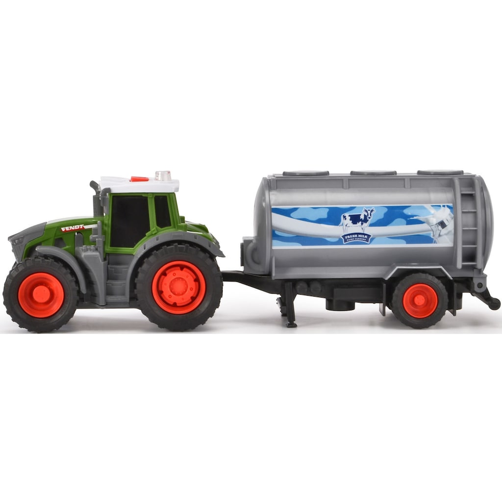 Dickie Toys Spielzeug-Traktor »Fendt mit Milch-Anhänger«