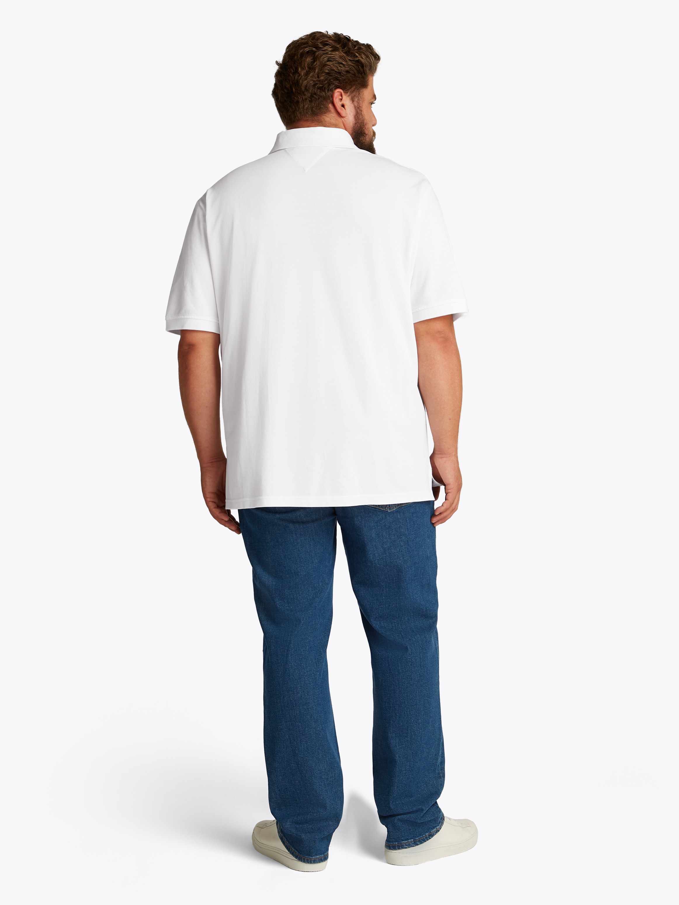 Tommy Hilfiger Big & Tall Poloshirt »BT-HILFIGER CHEST INSERT REG -B«, in Großen Größen, Logostickerei