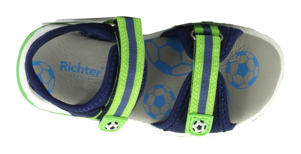 Richter Sandale, Sommerschuh, Klettschuh, Sandalette, mit coolen Fußball-Motiven