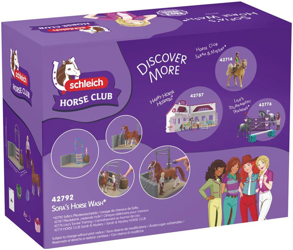 Schleich® Spielwelt »HORSE CLUB, Sofia's Pferdewaschplatz (42792)«