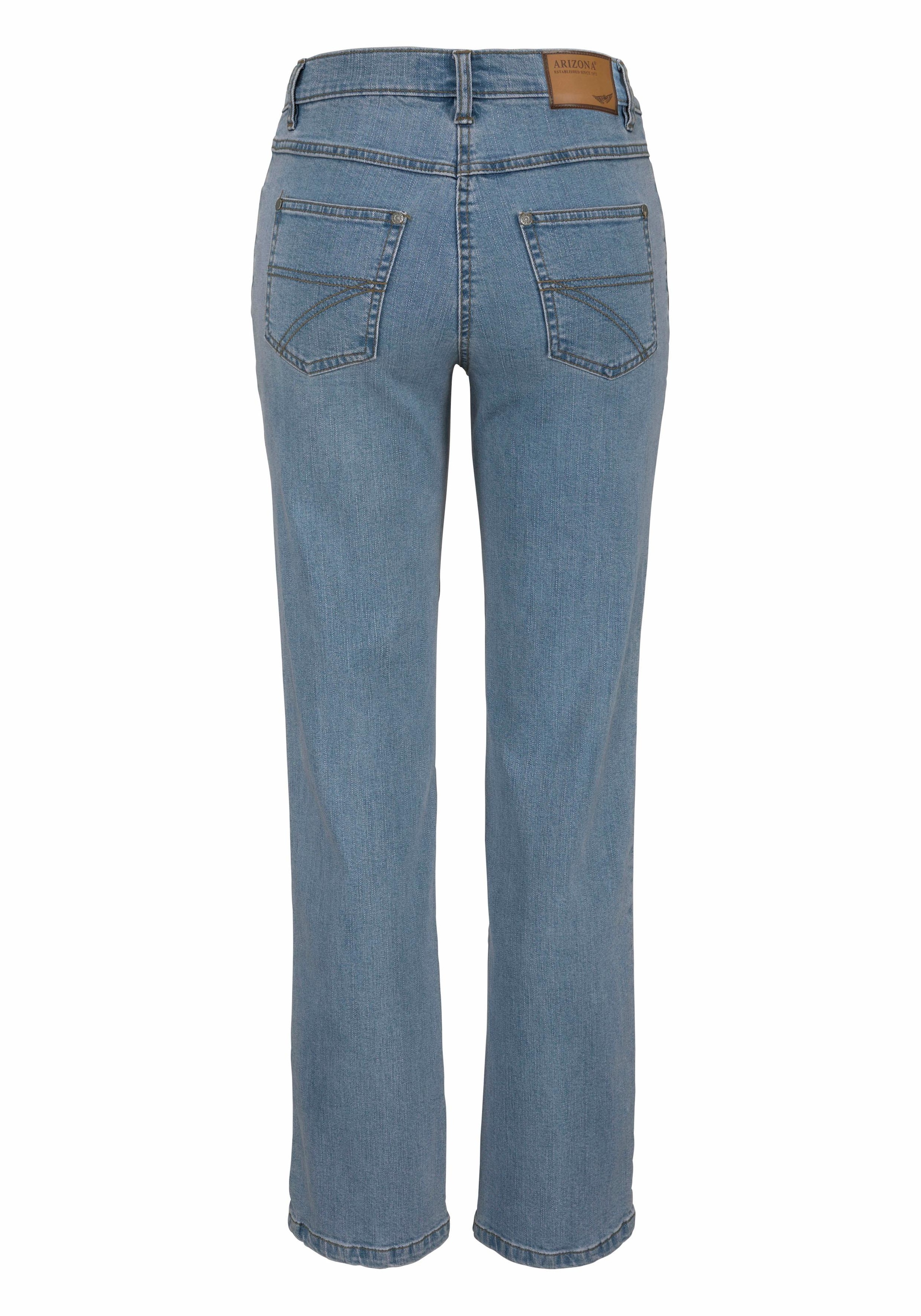 Arizona Gerade Jeans »Annett«, bequeme Passform, 5-Pocket-Style, hohe Taille