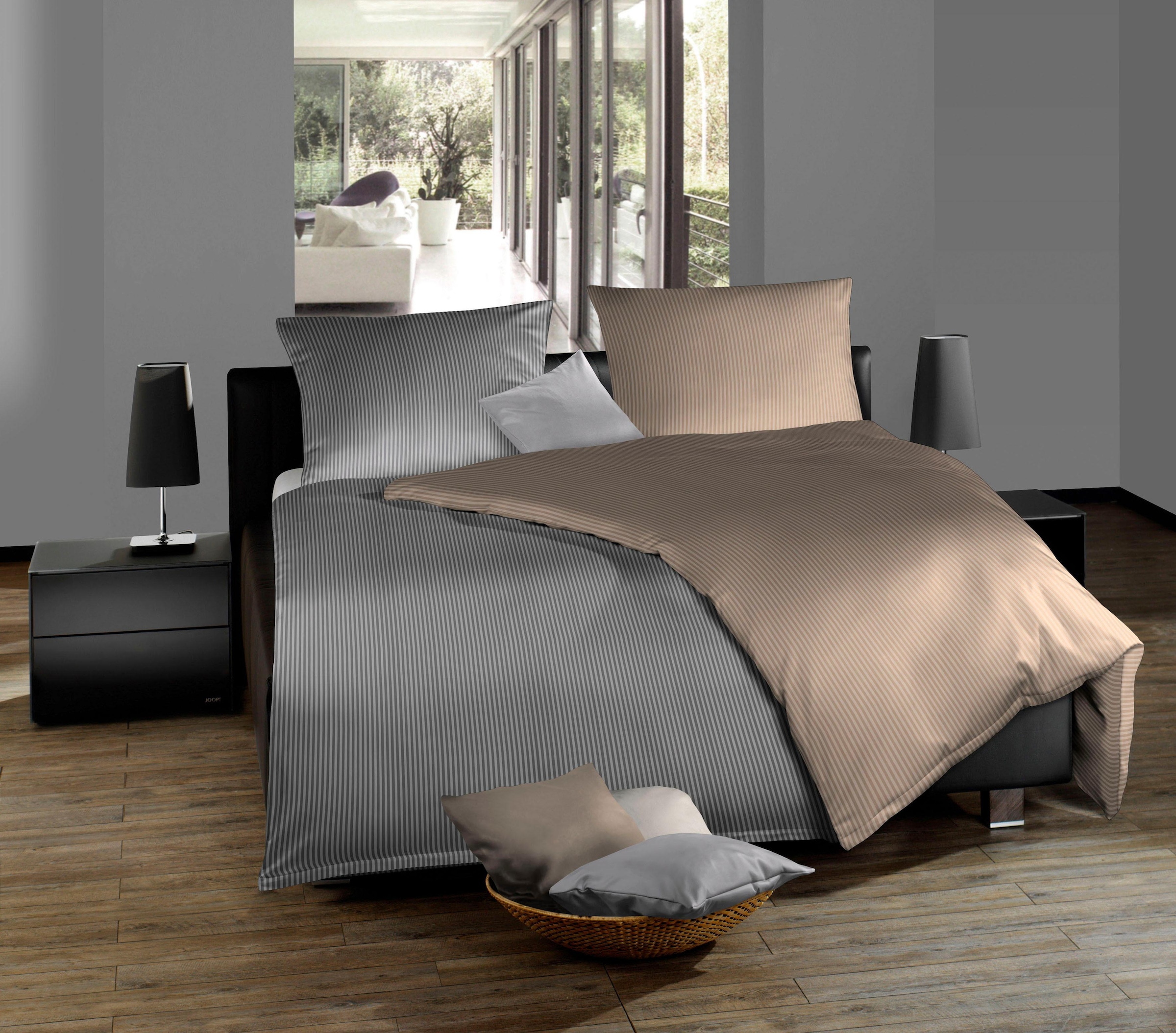 fleuresse Bettwäsche »Linz« 2 Stk. Halbleinen, 50% Baumwolle, 50% Leinen, 135x200, 155x220, 200x200cm