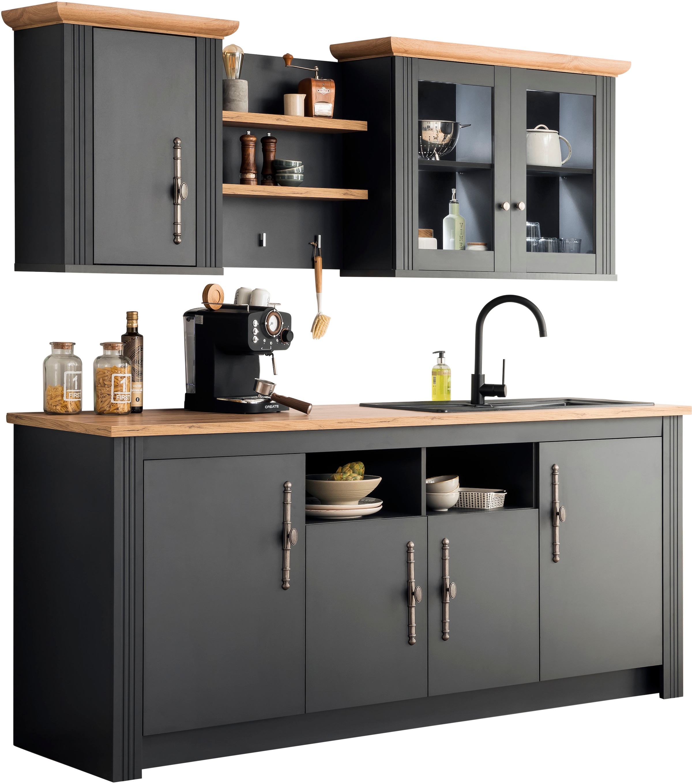 OTTO home Küche "KS-Westminster" Breite 204 cm, ohne E-Geräte