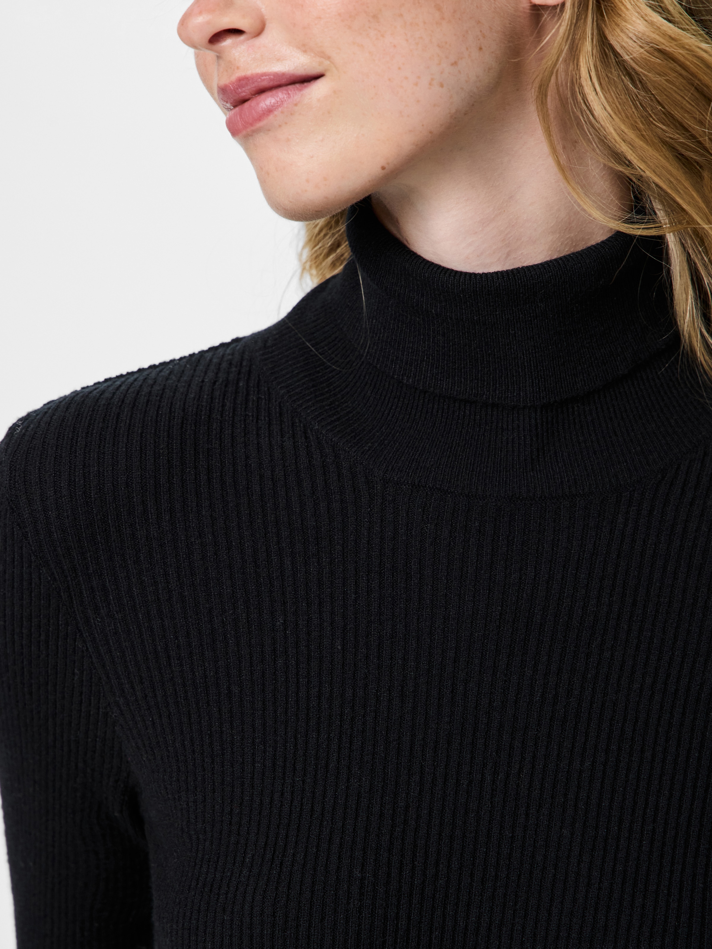 pieces Rollkragenpullover »PCMIRA LS ROLLNECK KNIT NOOS BC«