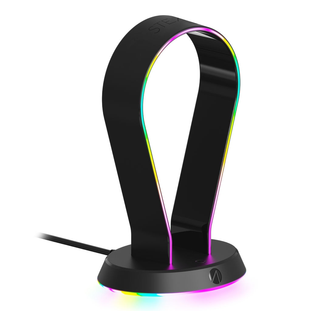 Stealth Gaming-Headset Zubehör »LED Headset Ständer mit USB Ports«, 12 RGB Beleuchtungseffekte