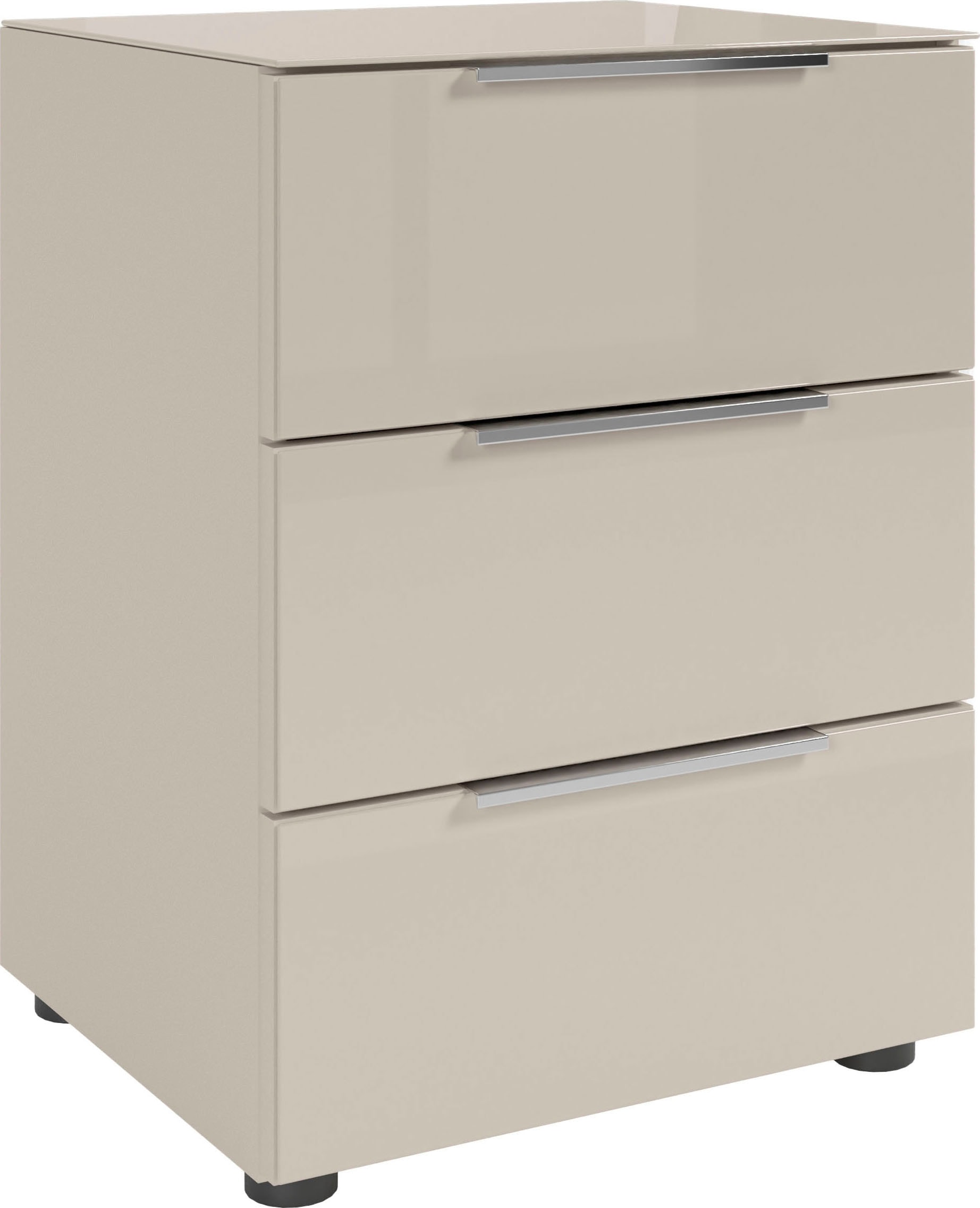 HBZ Nachtkommode »Santorin Nachtkonsole, BxHxT 45x61x40 cm«, (1 St.), Breite 45cm, Softclose für Schubkästen, Melaminbeschichtung