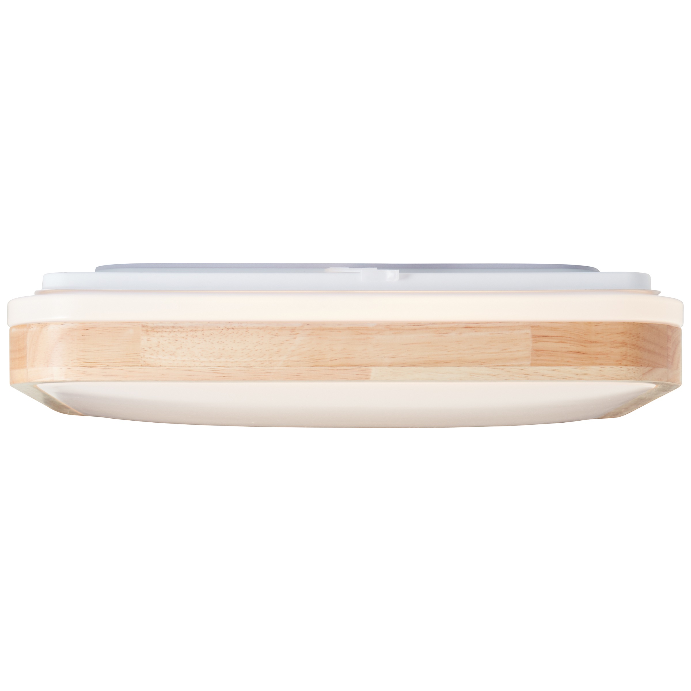 Brilliant LED Deckenleuchte »Tumeo«, 40 x 40 cm, 2400 lm, Metall/Holz, holz hell/weiß