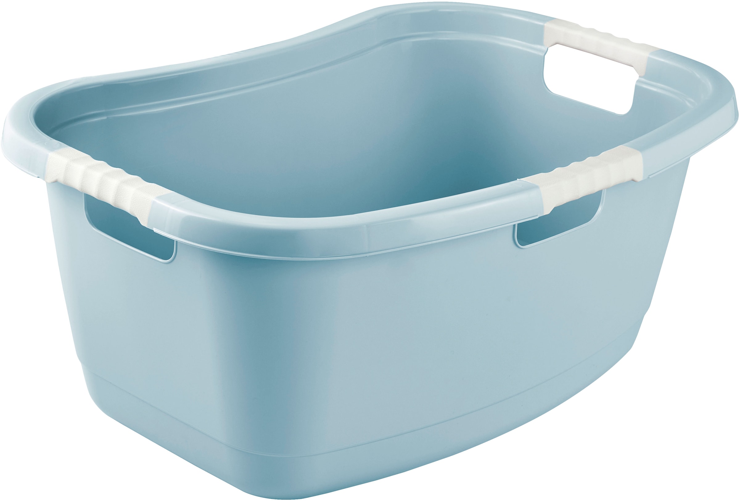 keeeper Wäschewanne »janne, 2er Set, Wanne mit Softgriffen, 65 x 45 x 28 cm, 50 l« ergonomische Form, komfortable Softgriffe, Hüftstütze