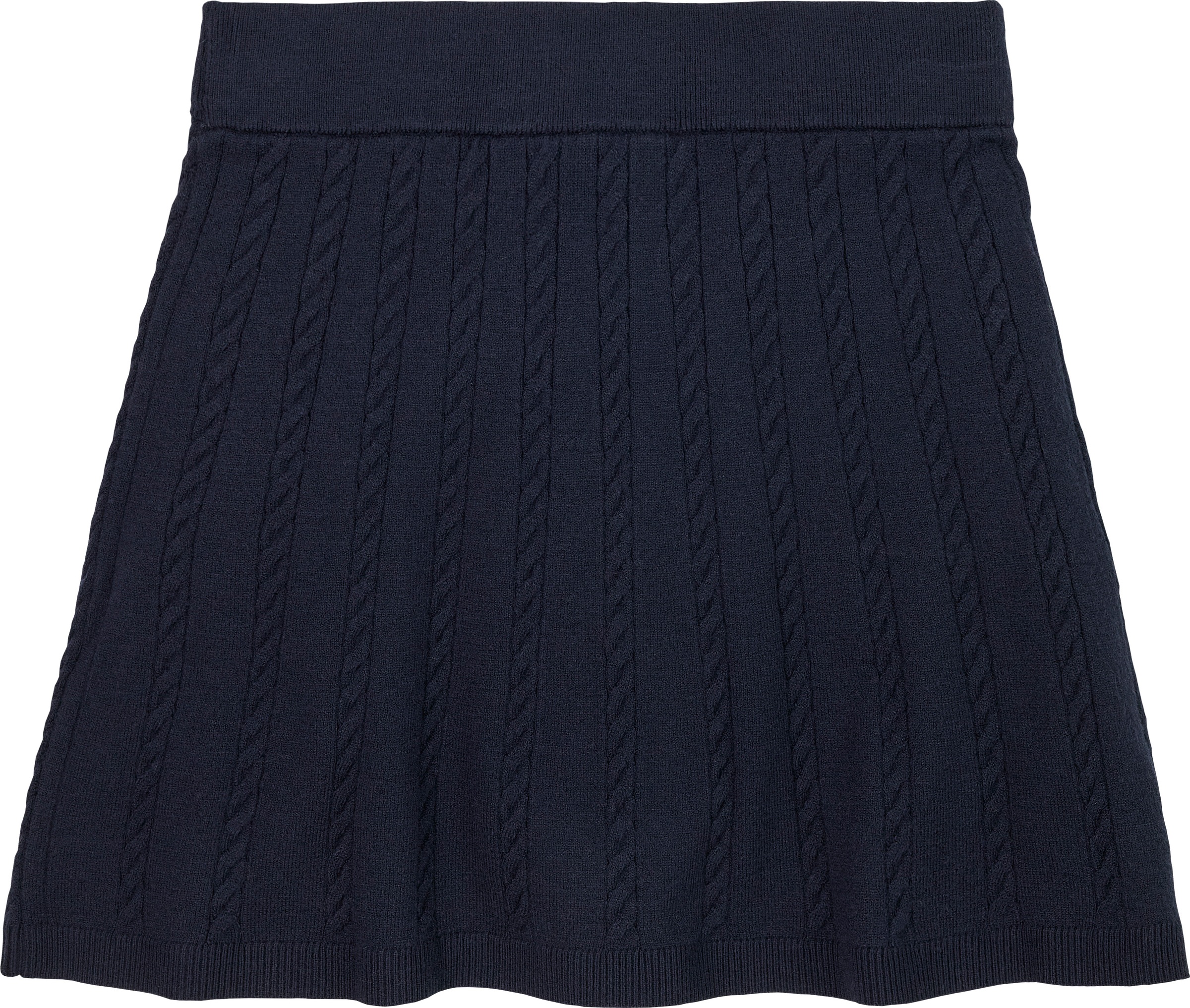 Tommy Hilfiger Strickrock »MINI CABLE SKIRT« mit kleinem Zopfmuster