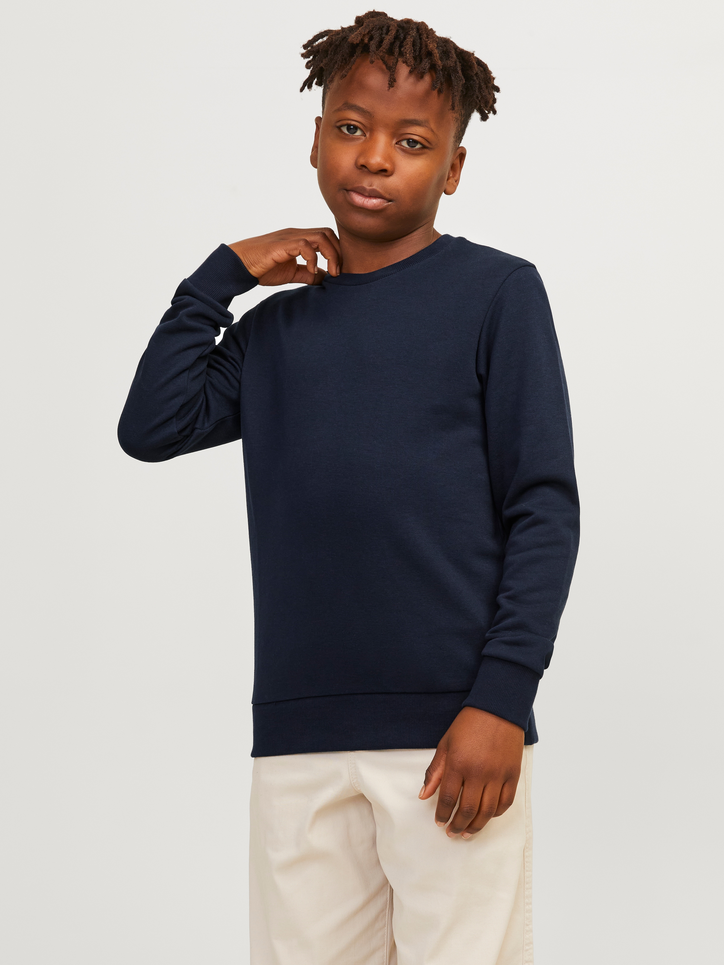Jack & Jones Junior Sweatshirt »JJEBRADLEY einfach kombinierbar, pflegeleicht«, Materialmix, regular fit
