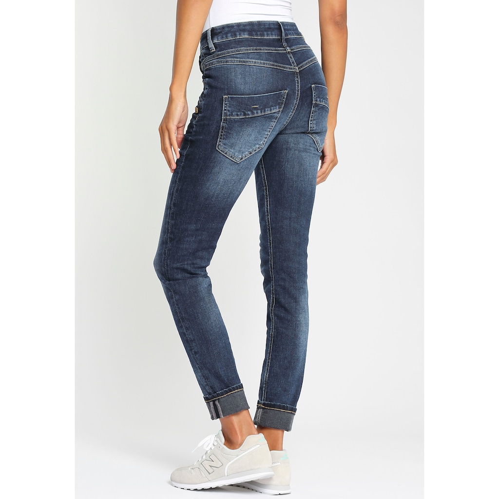 GANG Slim-fit-Jeans »94CARLI«, mit offener Knopfleiste