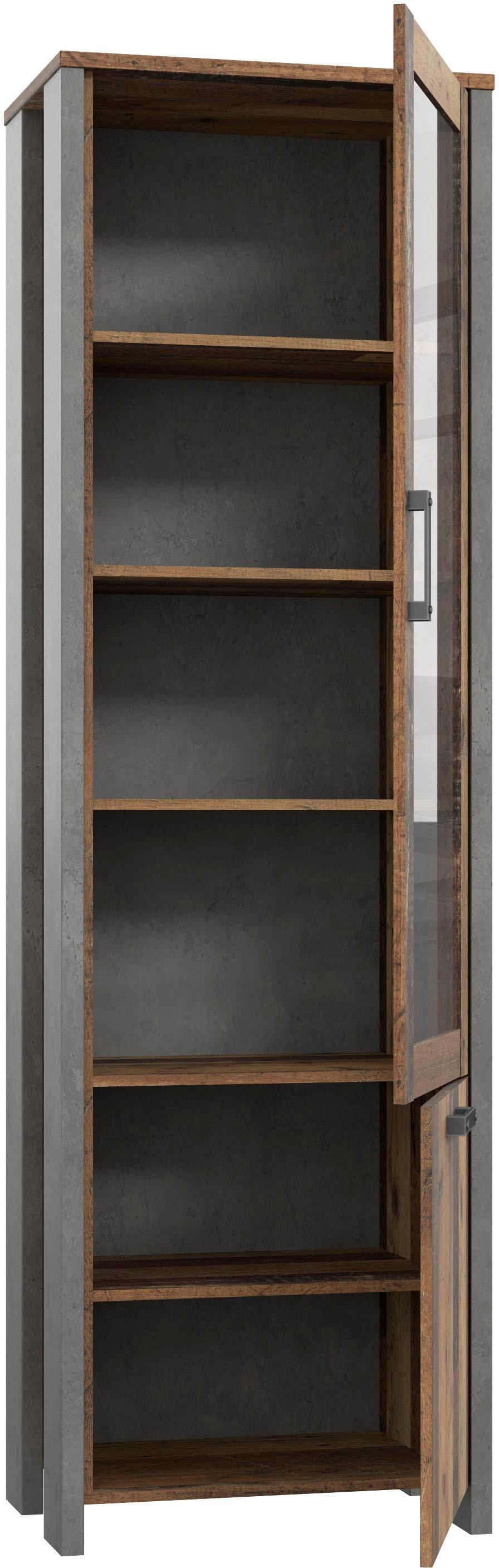 FORTE Vitrine »Clif«, Höhe 204 cm