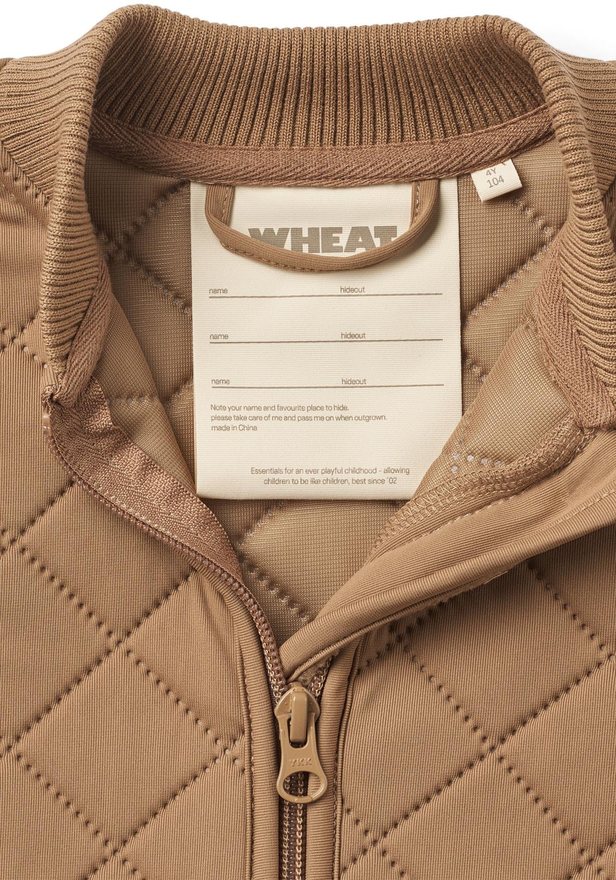 WHEAT Outdoorjacke »Loui«, mit cooler Steppung und praktischen Daumenlöchern, hinten länger