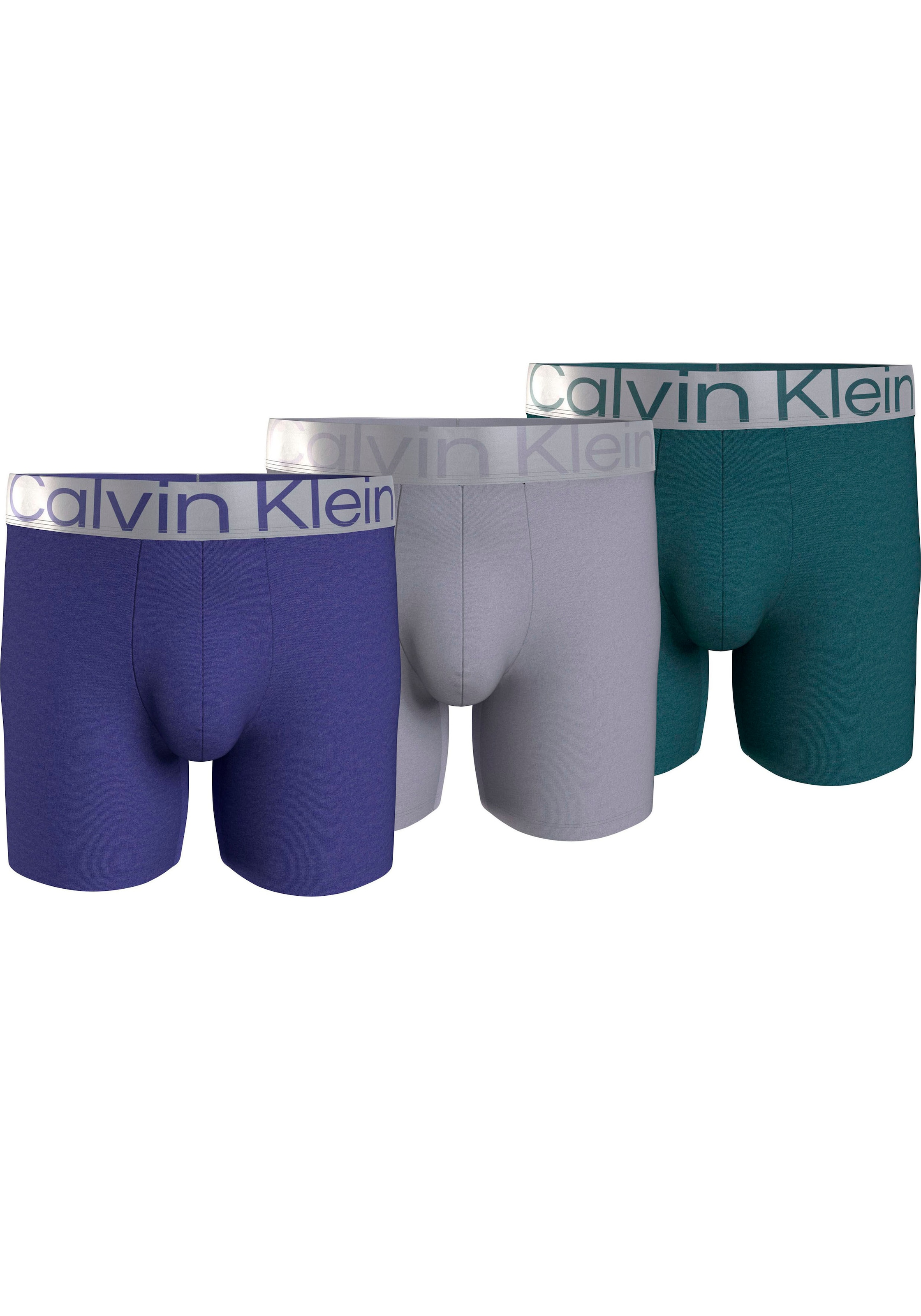 Calvin Klein Boxer »BOXER BRIEF 3PK«, (Packung, 3 St., 3er-Pack), mit  längerem Bein & Logo-Elastikbund kaufen | UNIVERSAL