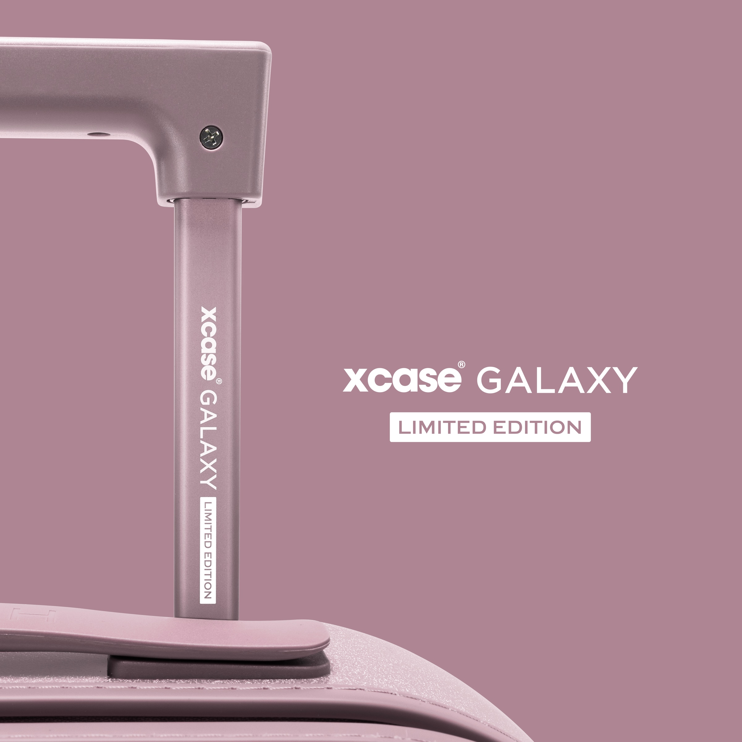 Heys Handgepäck-Trolley »Heys xCase Galaxy« Reisetrolley, Koffer handgepäcktauglich im Glitzer-Look