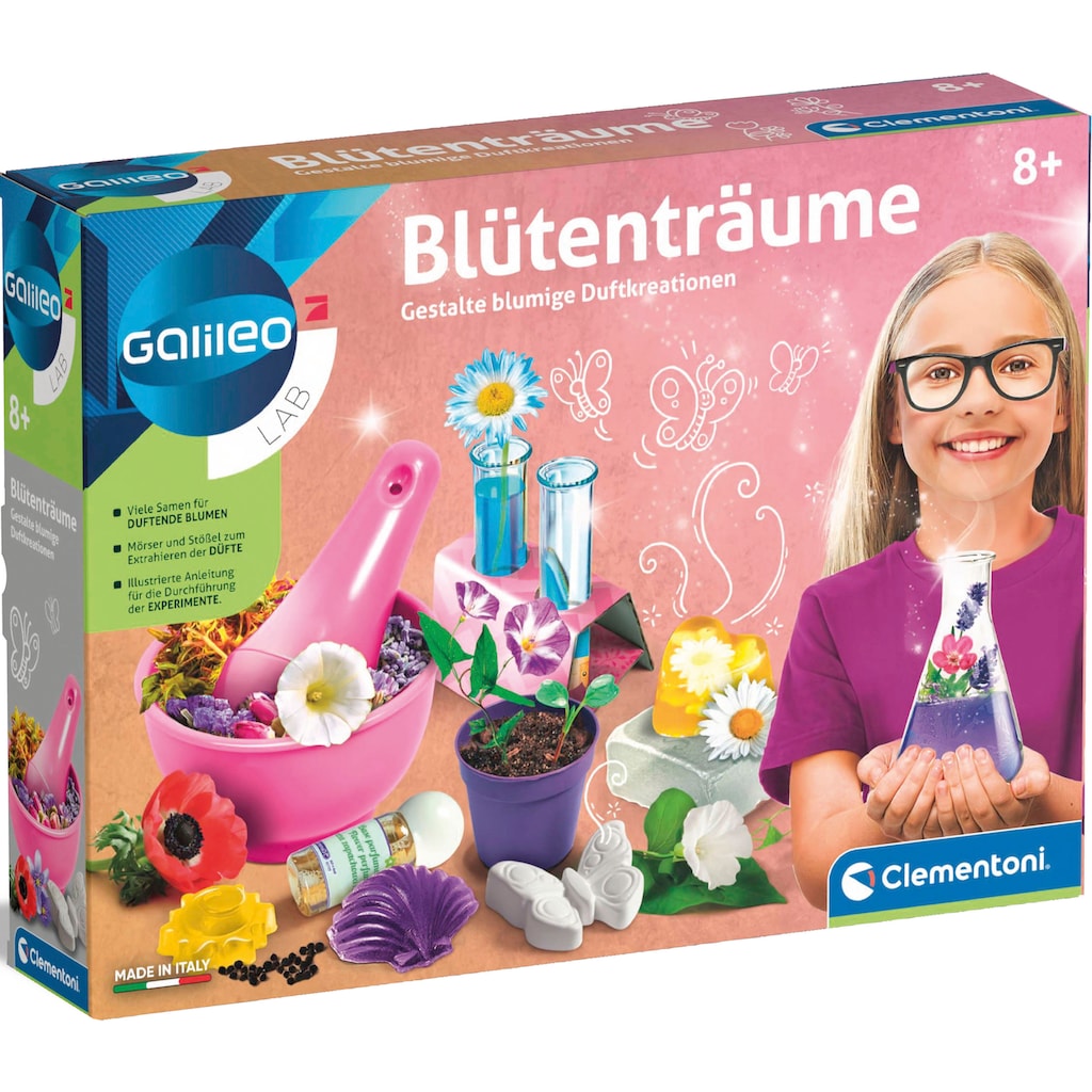 Clementoni® Experimentierkasten »Galileo, Blütenträume«, Made in Europe