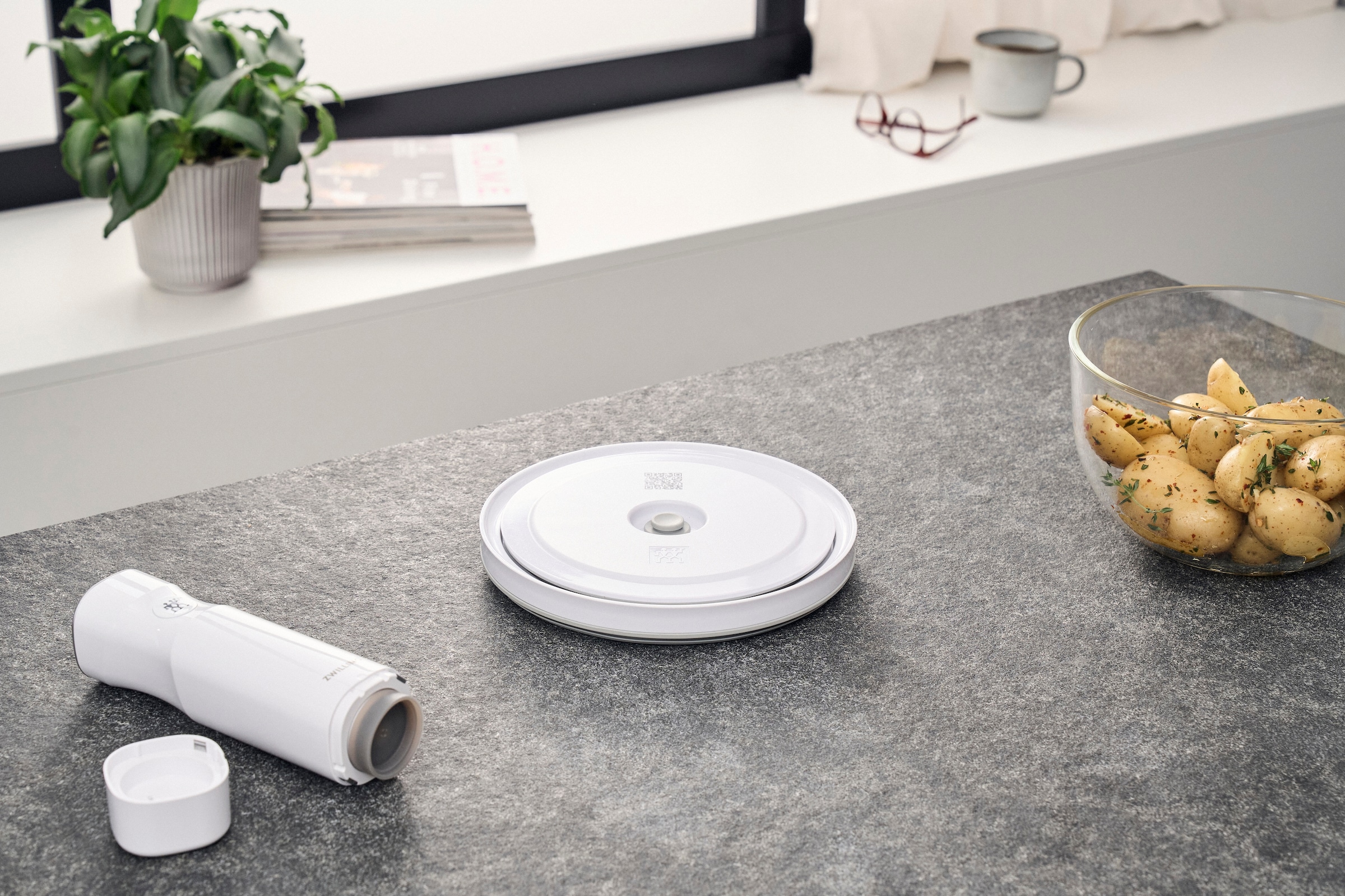 Zwilling Deckel »Fresh & Save BOWLS«, (1 tlg.), Vakuumdeckel mit Double-Sealing-Technologie