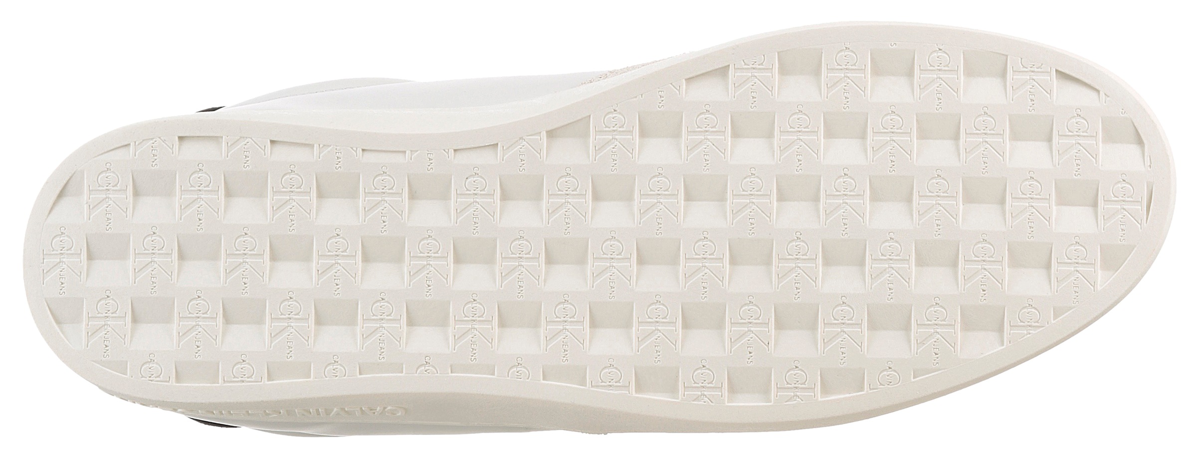 Calvin Klein Jeans Sneaker »CLASSIC CUPLOW LACEUP LTH FAD«, Basket-Sneaker, Schnürschuh, Freizeitschuh mit weichem Schaftrand