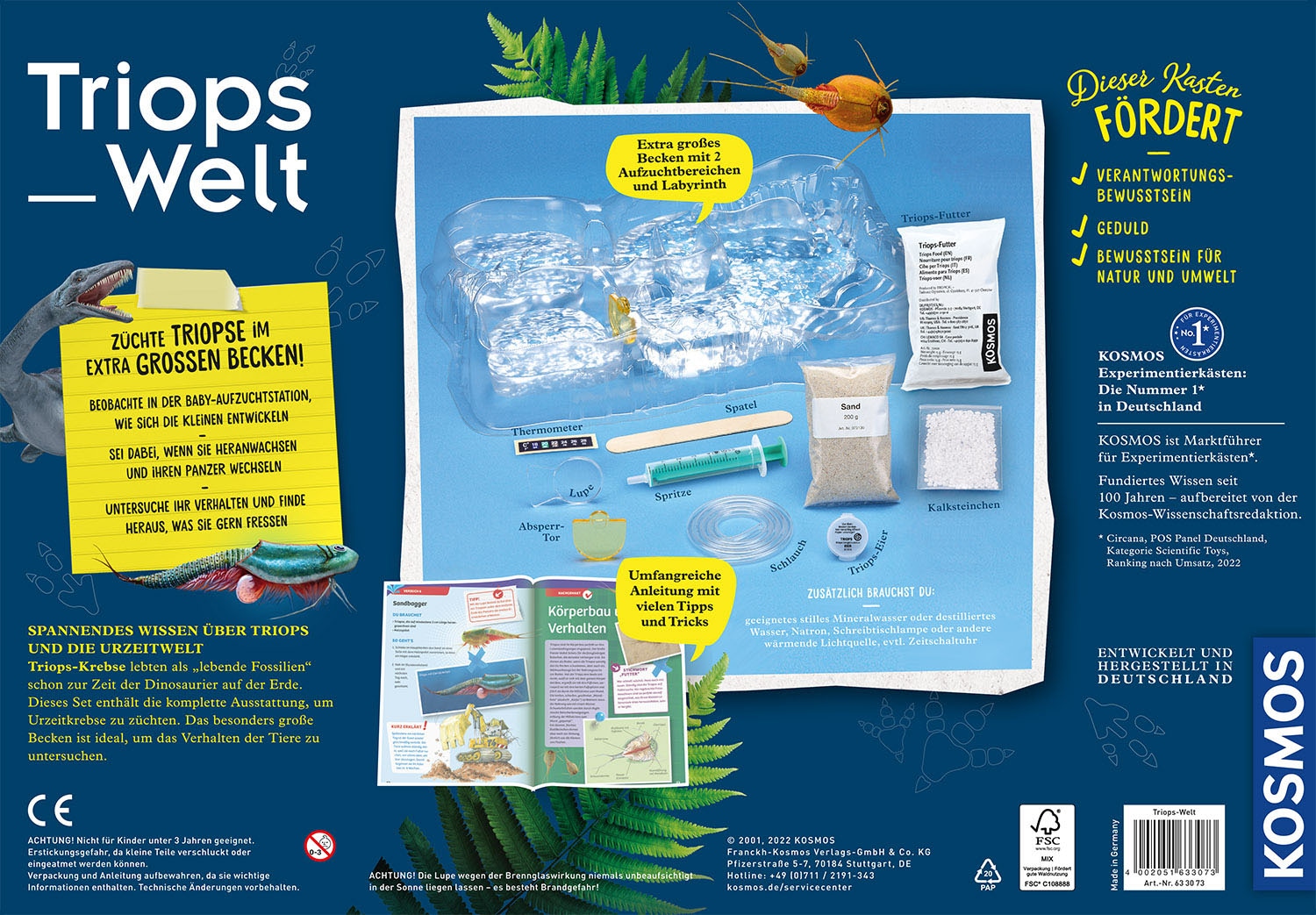 Kosmos Experimentierkasten »Triops-Welt« Made in Germany