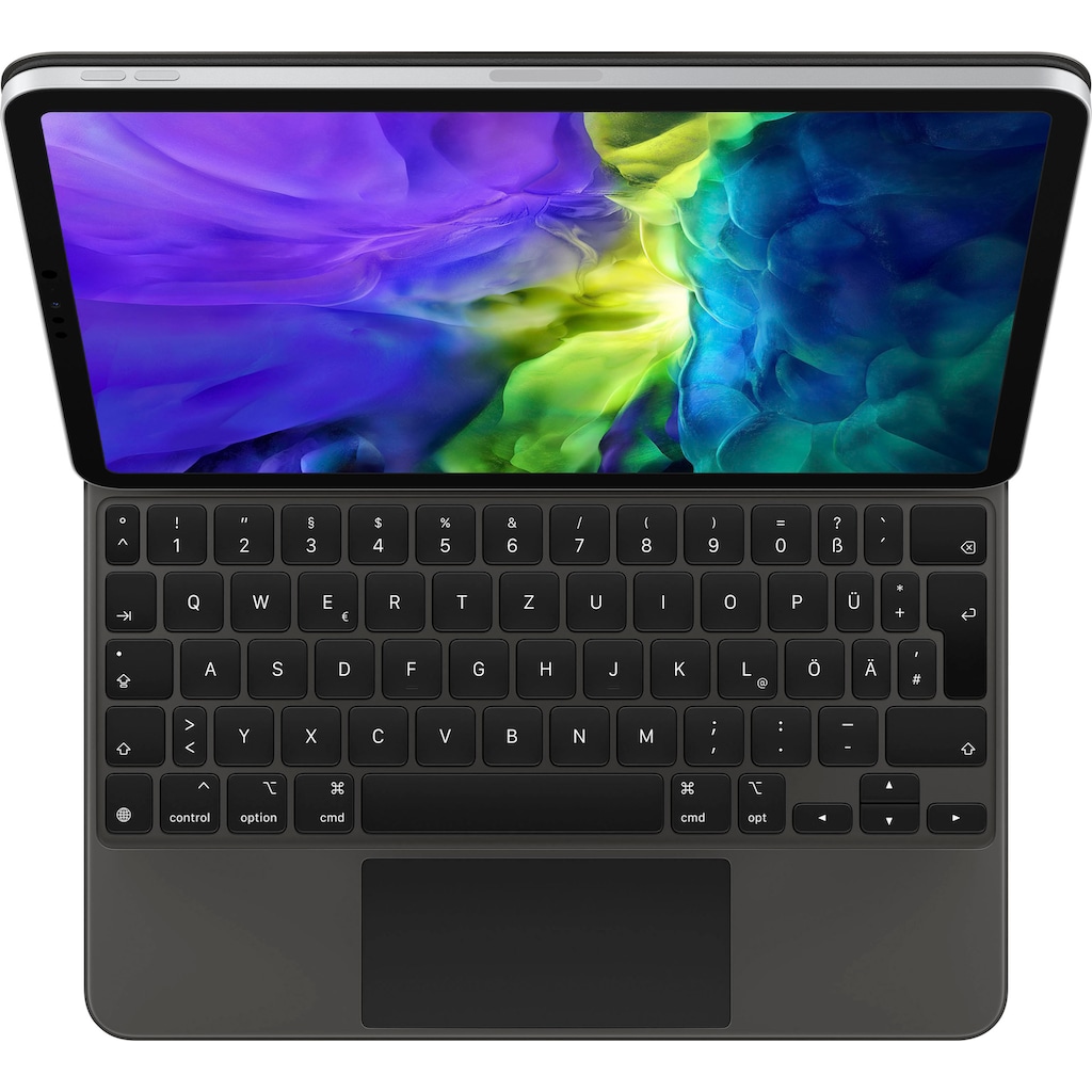 Apple iPad-Tastatur »Magic Keyboard für das 11" (2. Generation)«, Kompatibel mit iPad Pro 11" (2020 / 2021) und iPad Air 4Gen (2020)